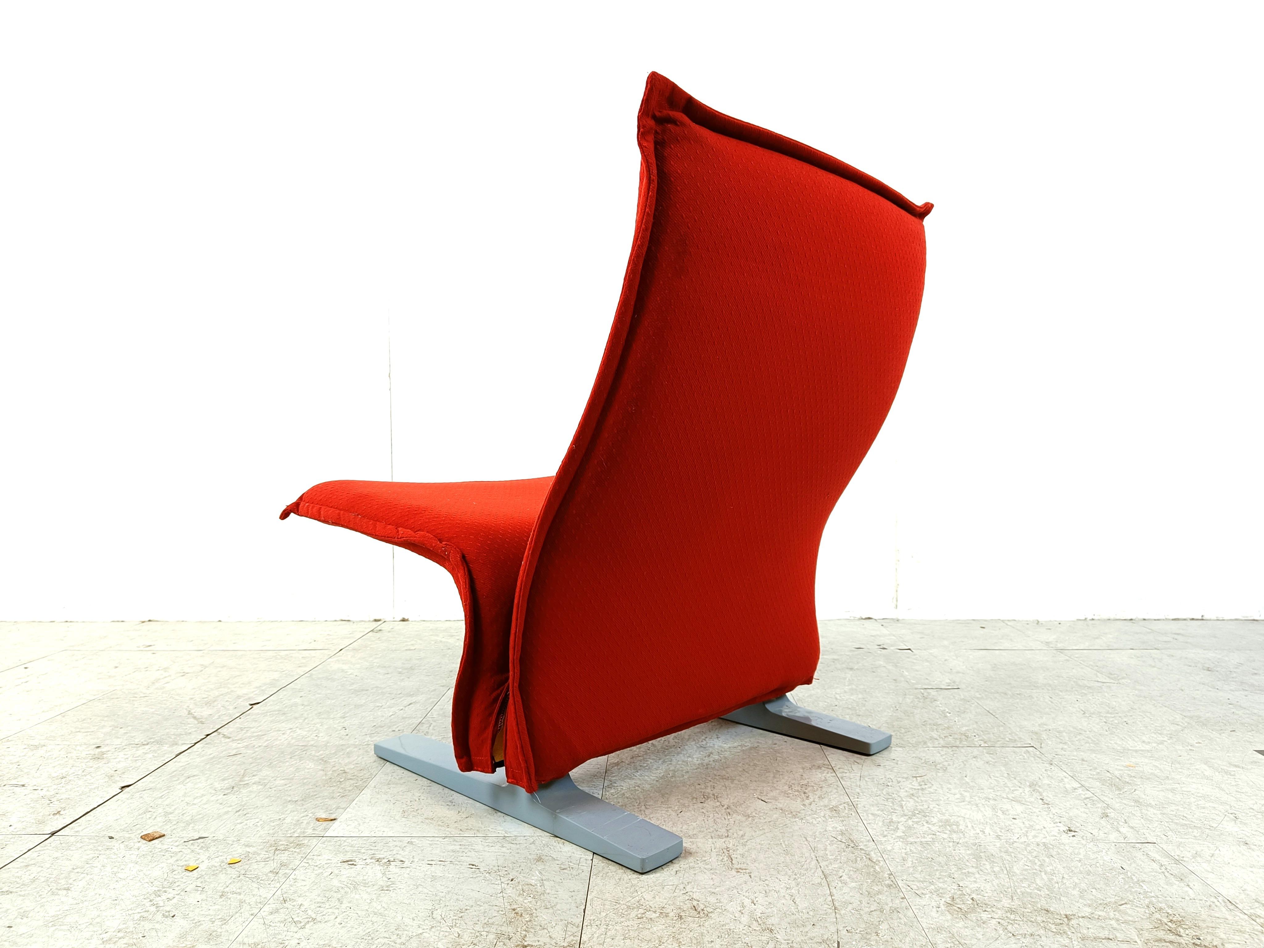 Pierre Paulin Concorde F784 chair, 1970s For Sale 3