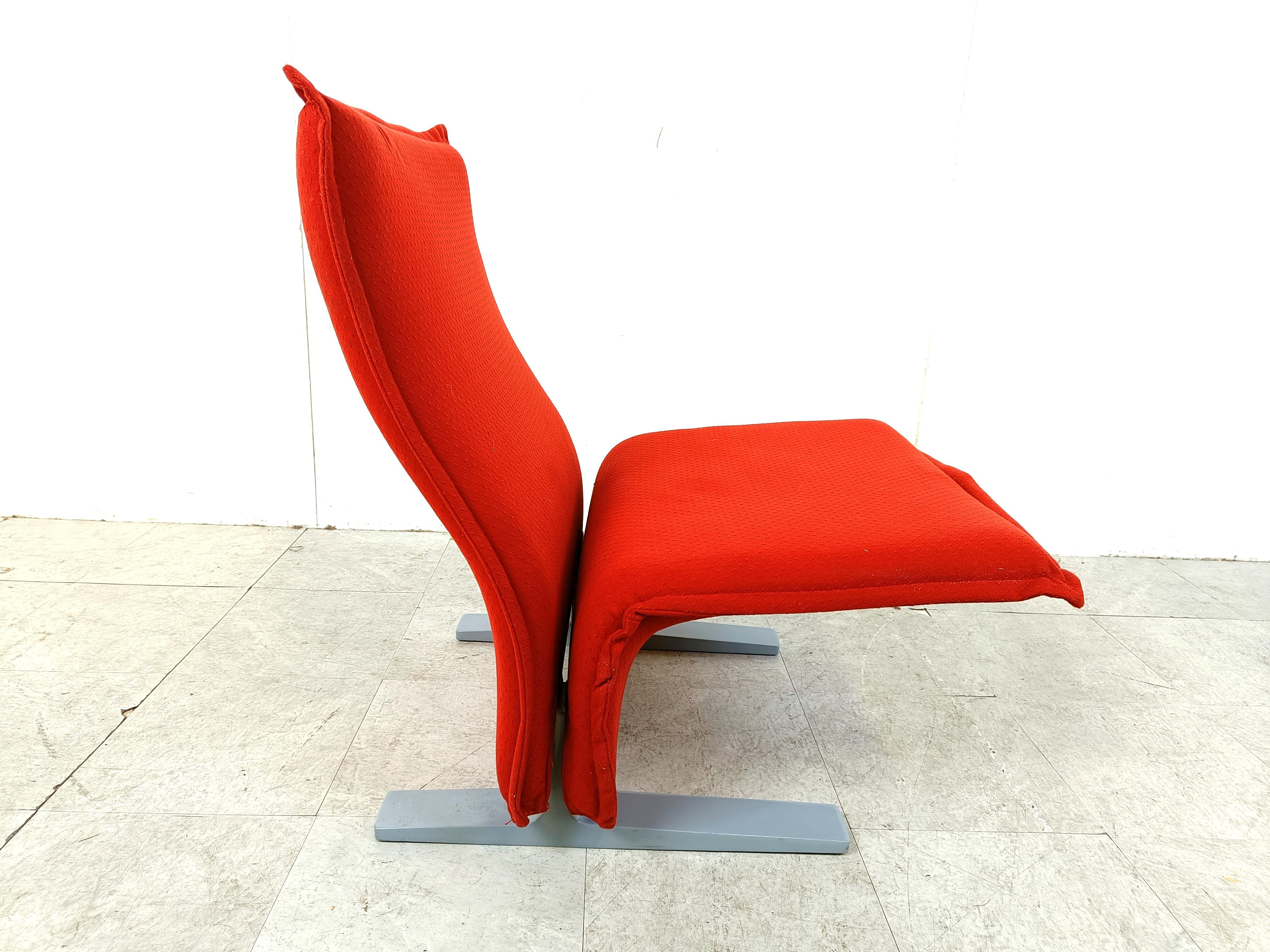 Pierre Paulin Concorde F784 chair, 1970s For Sale 1