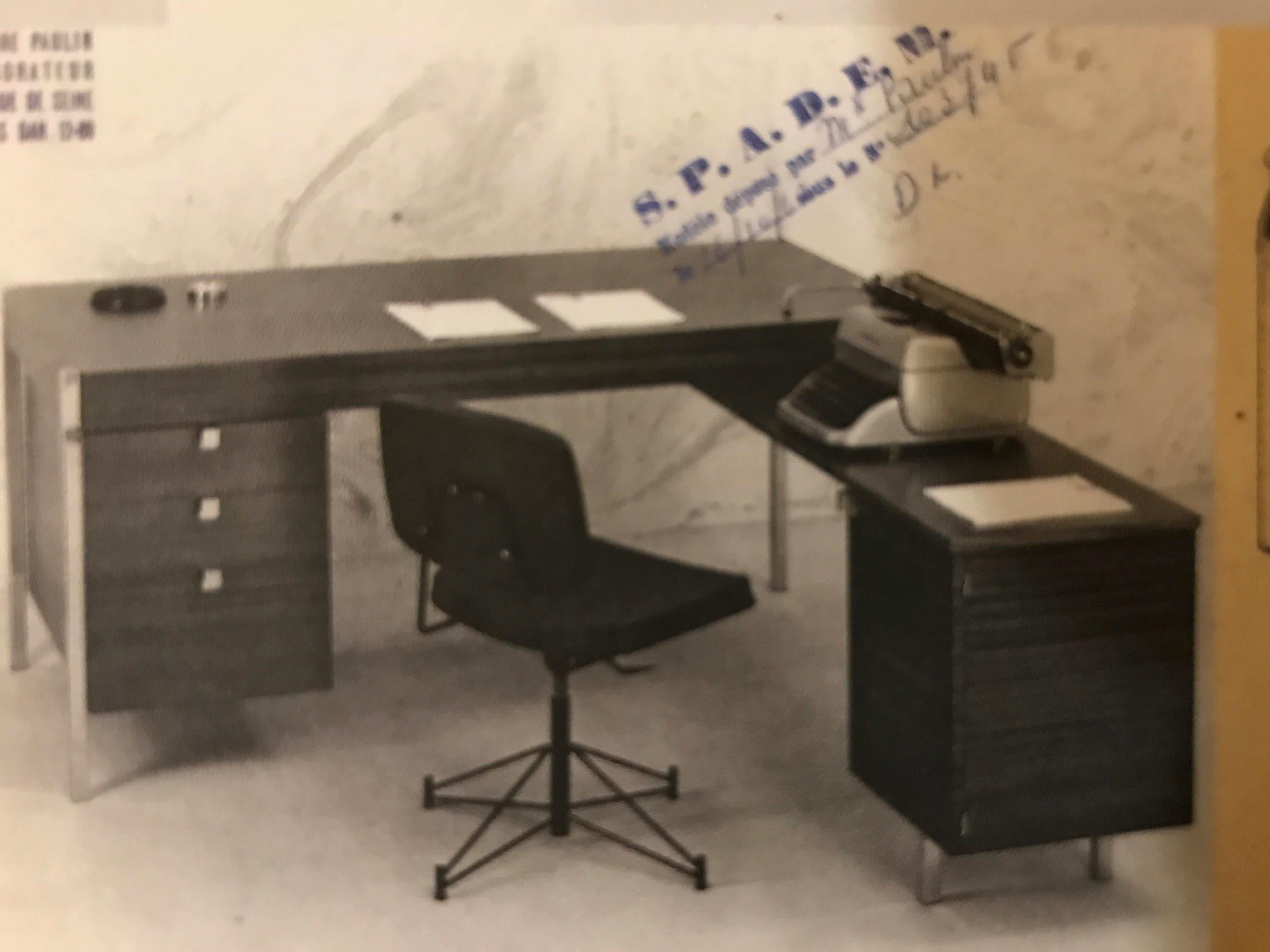 Pierre Paulin Desk Thonet 1950s CM223 For Sale 8