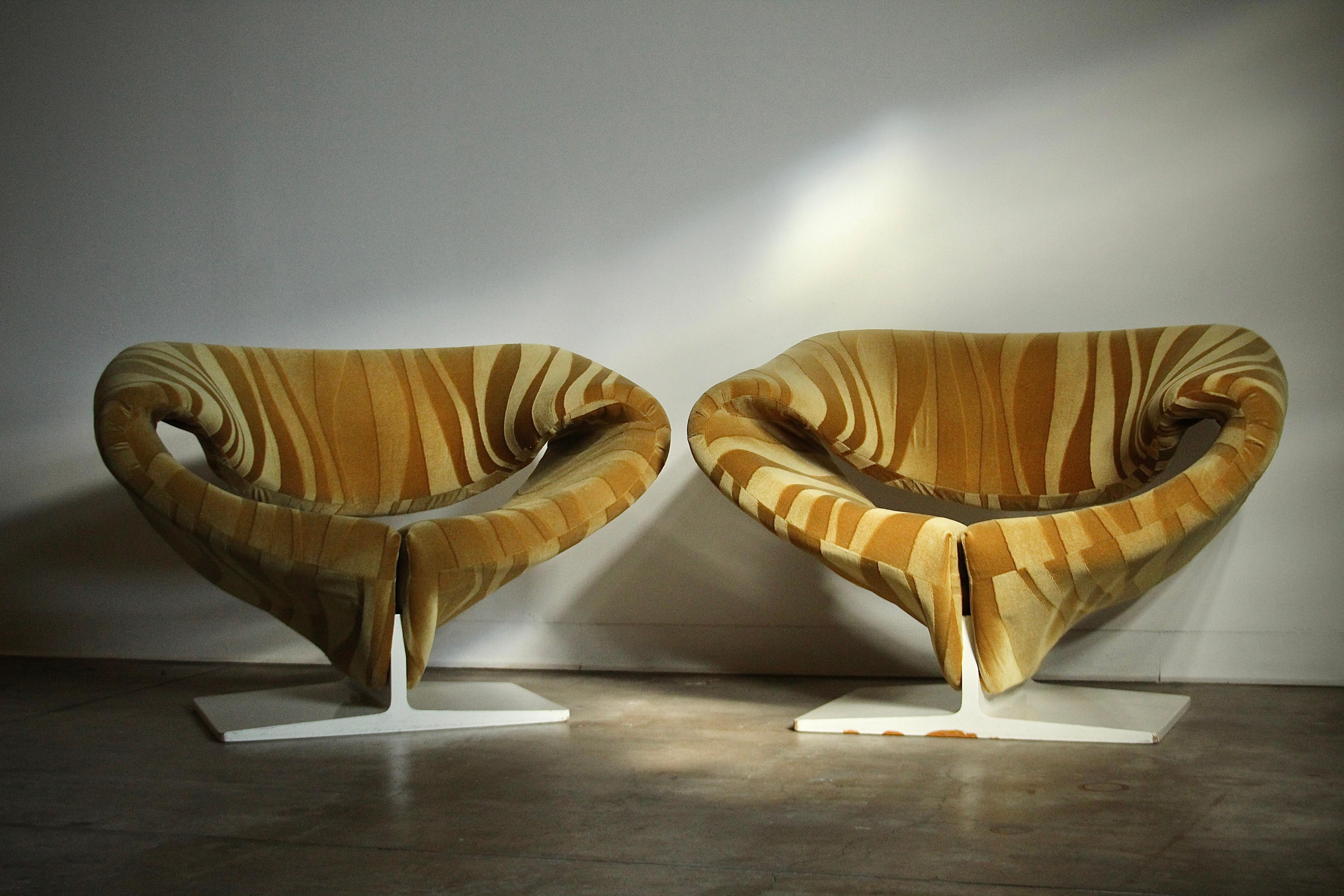 Pierre Paulin Early Production Mohair 