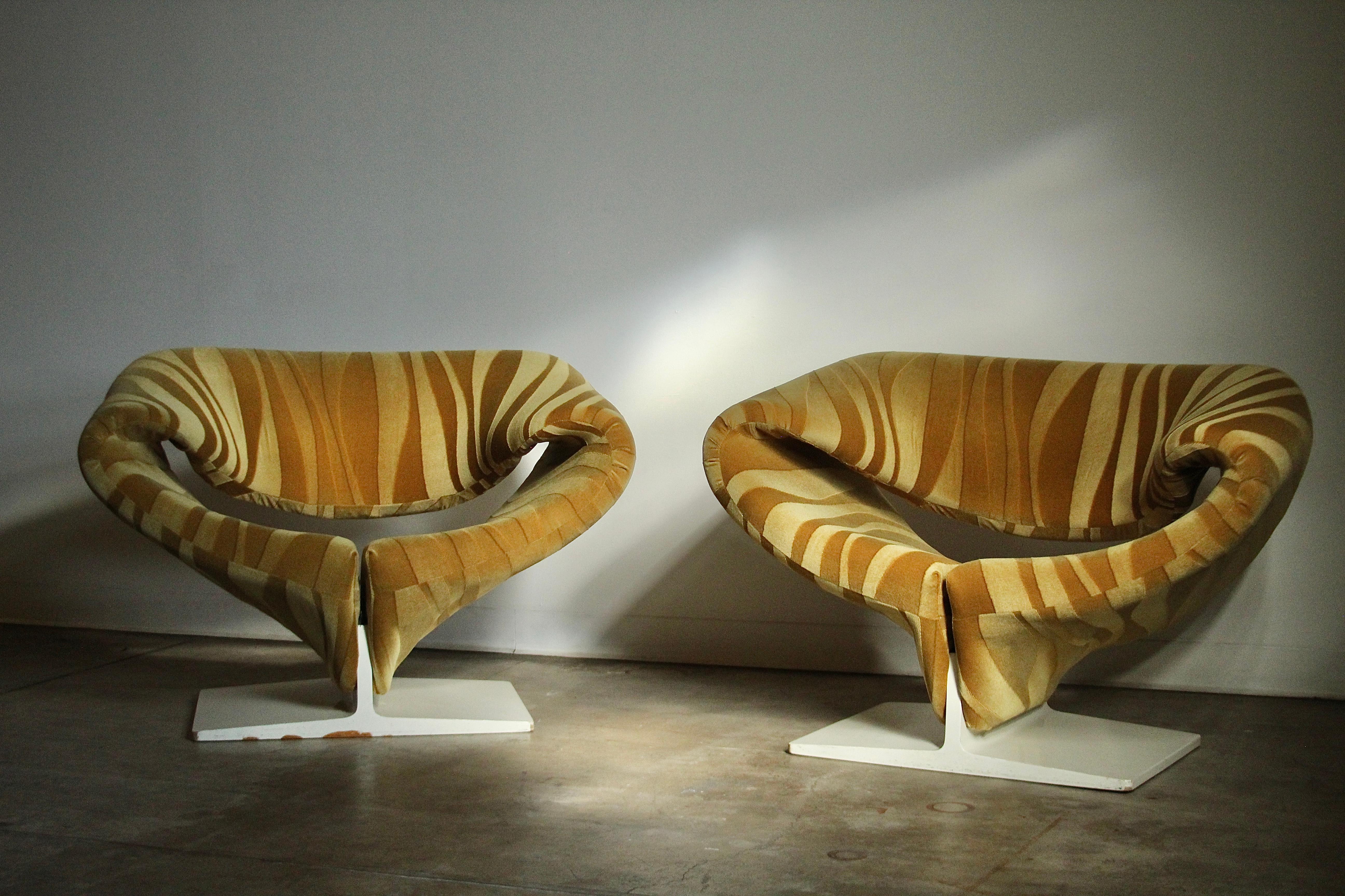 French Pierre Paulin Early Production Mohair 