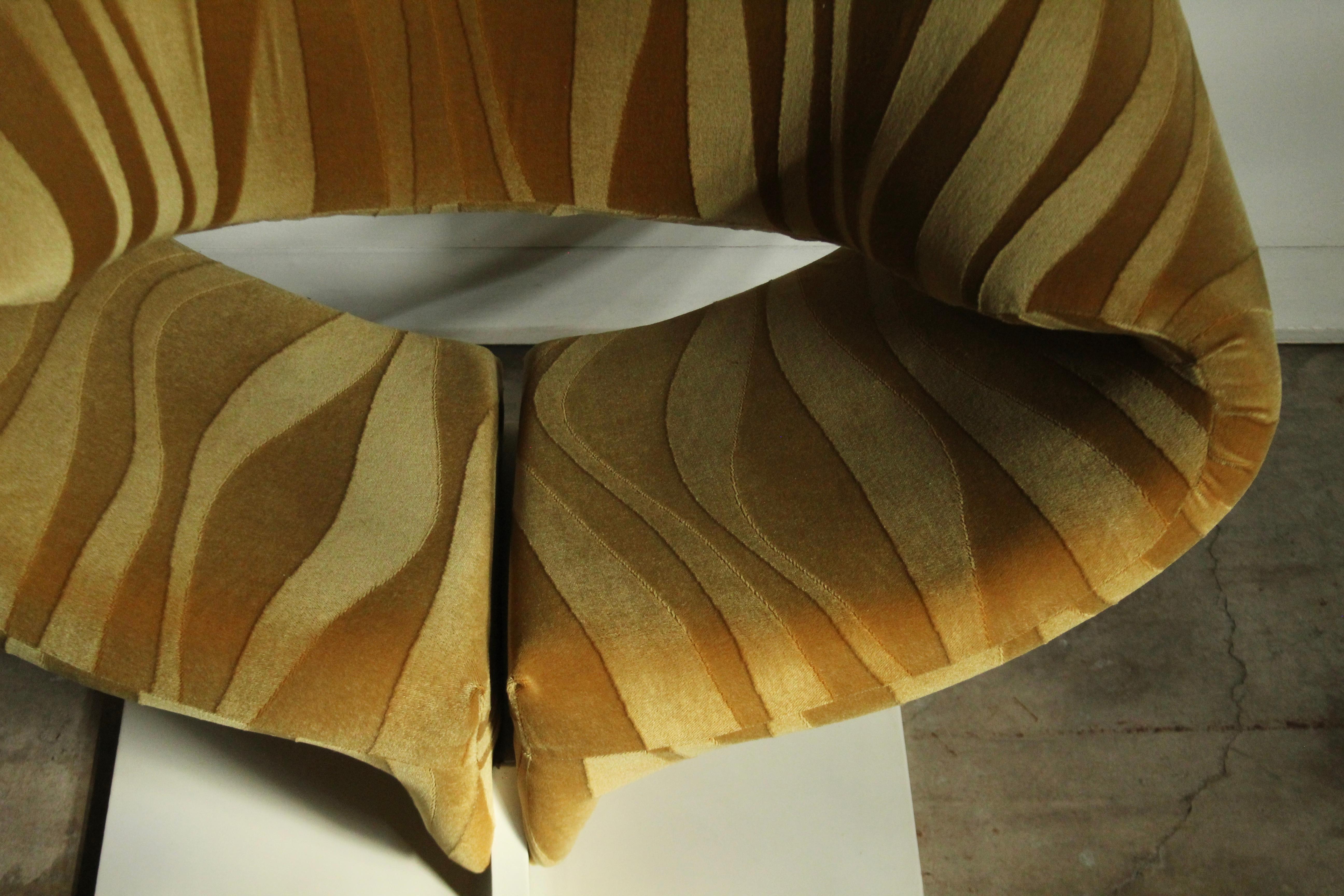 Pierre Paulin Early Production Mohair 