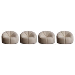 Pierre Paulin “Elysée” Chairs, 1972, Set of 4