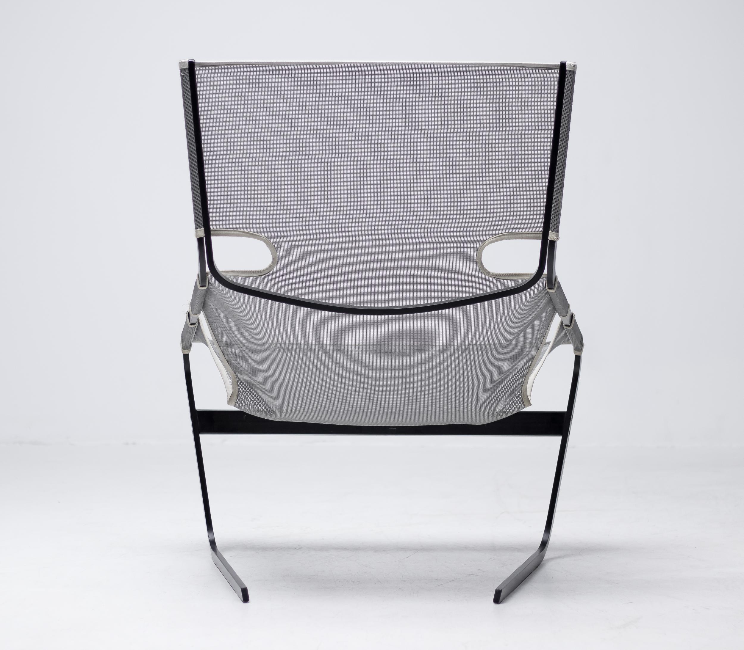 Pierre Paulin F-444 Lounge Chair von Artifort, 1960er Jahre - Netzsitz (Stahl) im Angebot