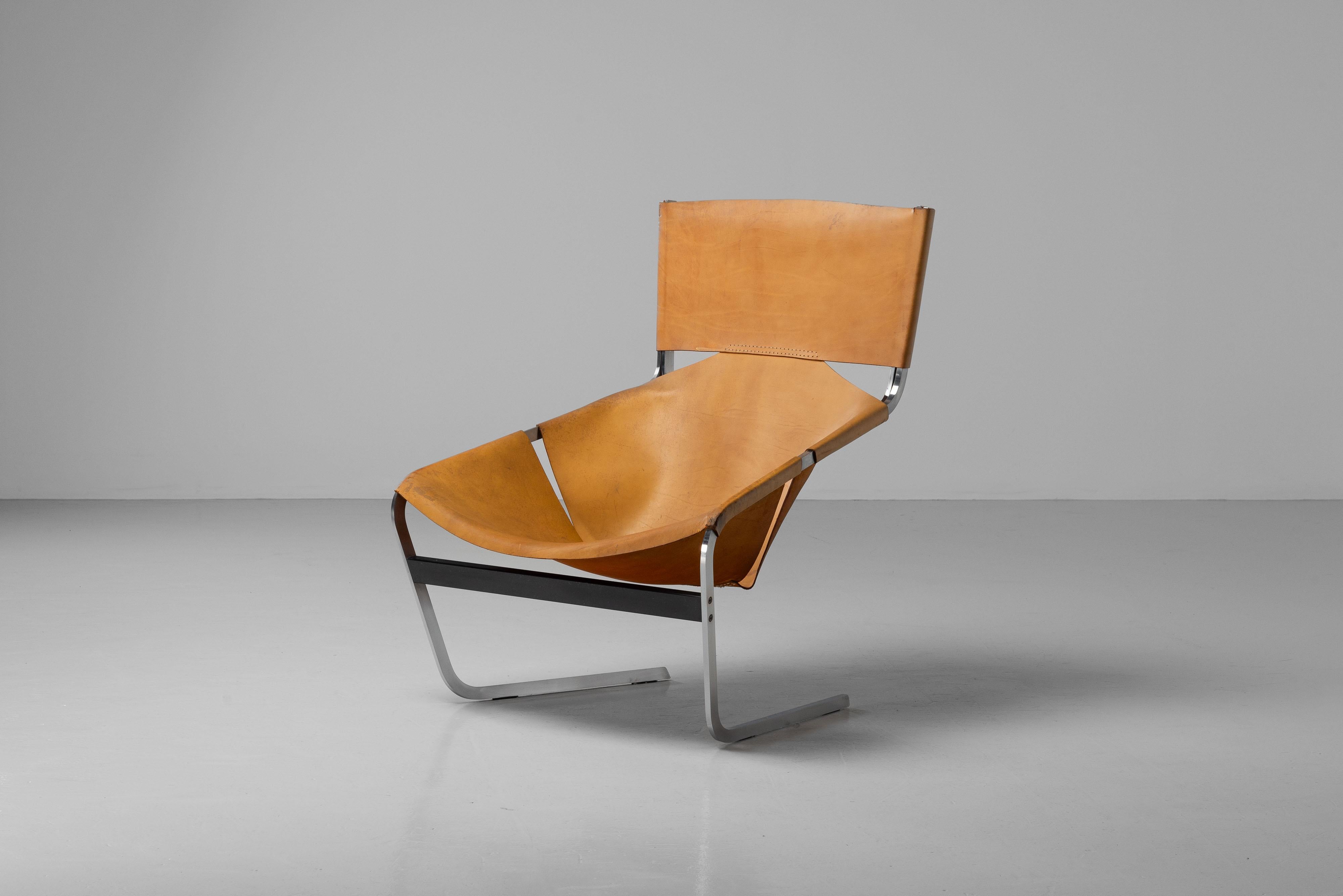 Mid-Century moderno Pierre Paulin F444 lounge chair for Artifort Netherlands 1963 in vendita