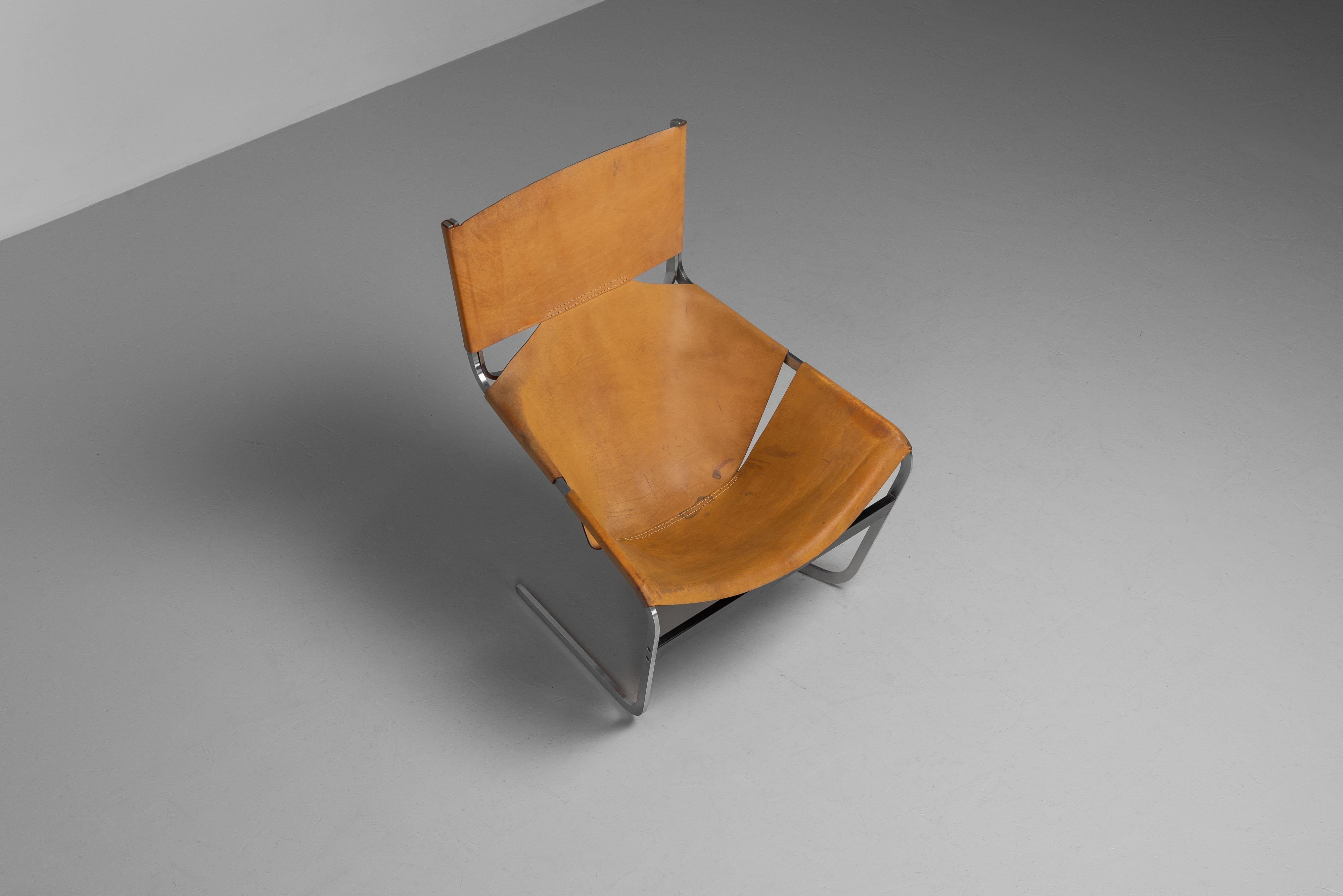 Metà XX secolo Pierre Paulin F444 lounge chair for Artifort Netherlands 1963 in vendita