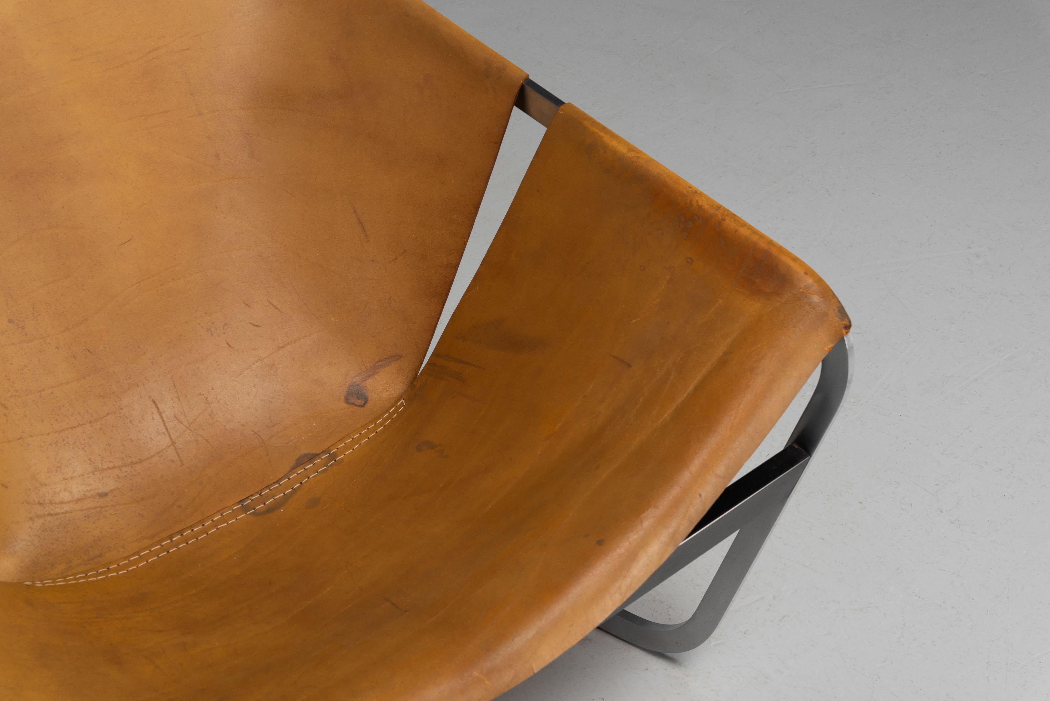 Acciaio inossidabile Pierre Paulin F444 lounge chair for Artifort Netherlands 1963 in vendita