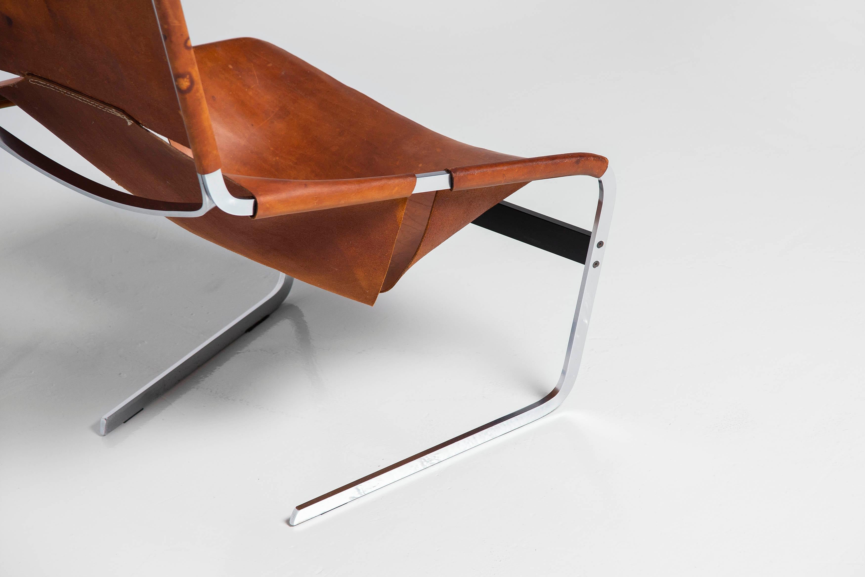 Mid-20th Century Pierre Paulin F444 Lounge Chair Natural Artifort, 1963