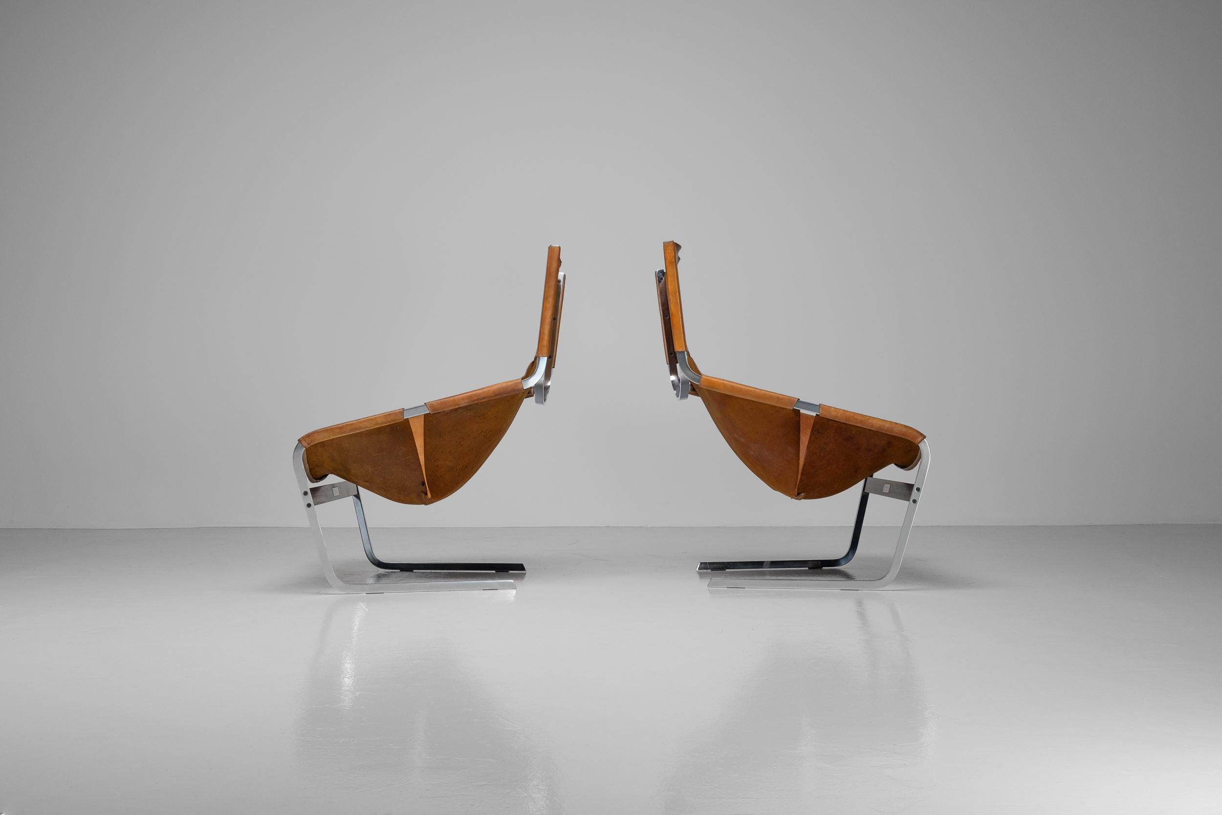 Pierre Paulin F444 lounge chairs pair Artifort 1963 For Sale 5