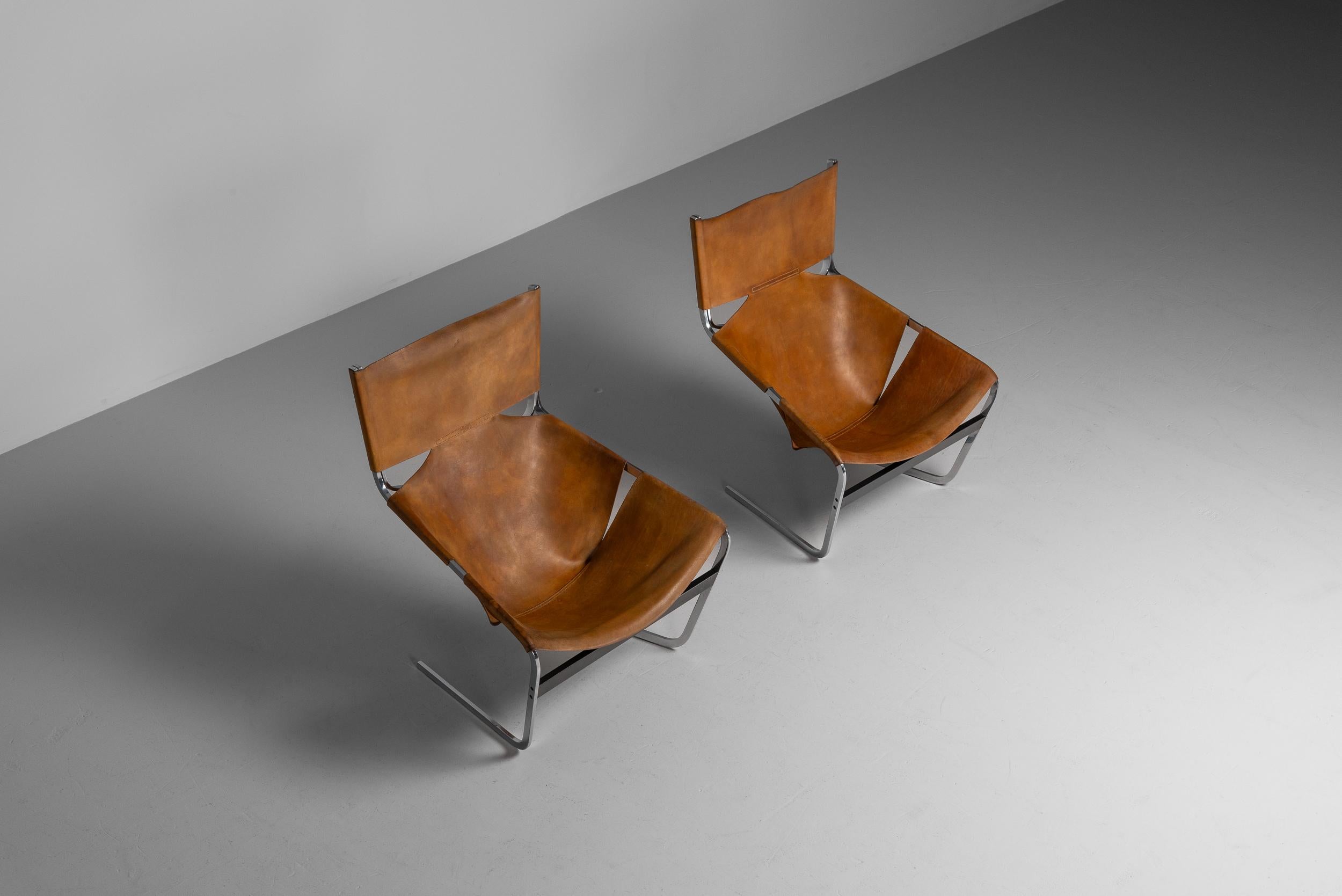 Pierre Paulin F444 lounge chairs pair Artifort 1963 For Sale 6
