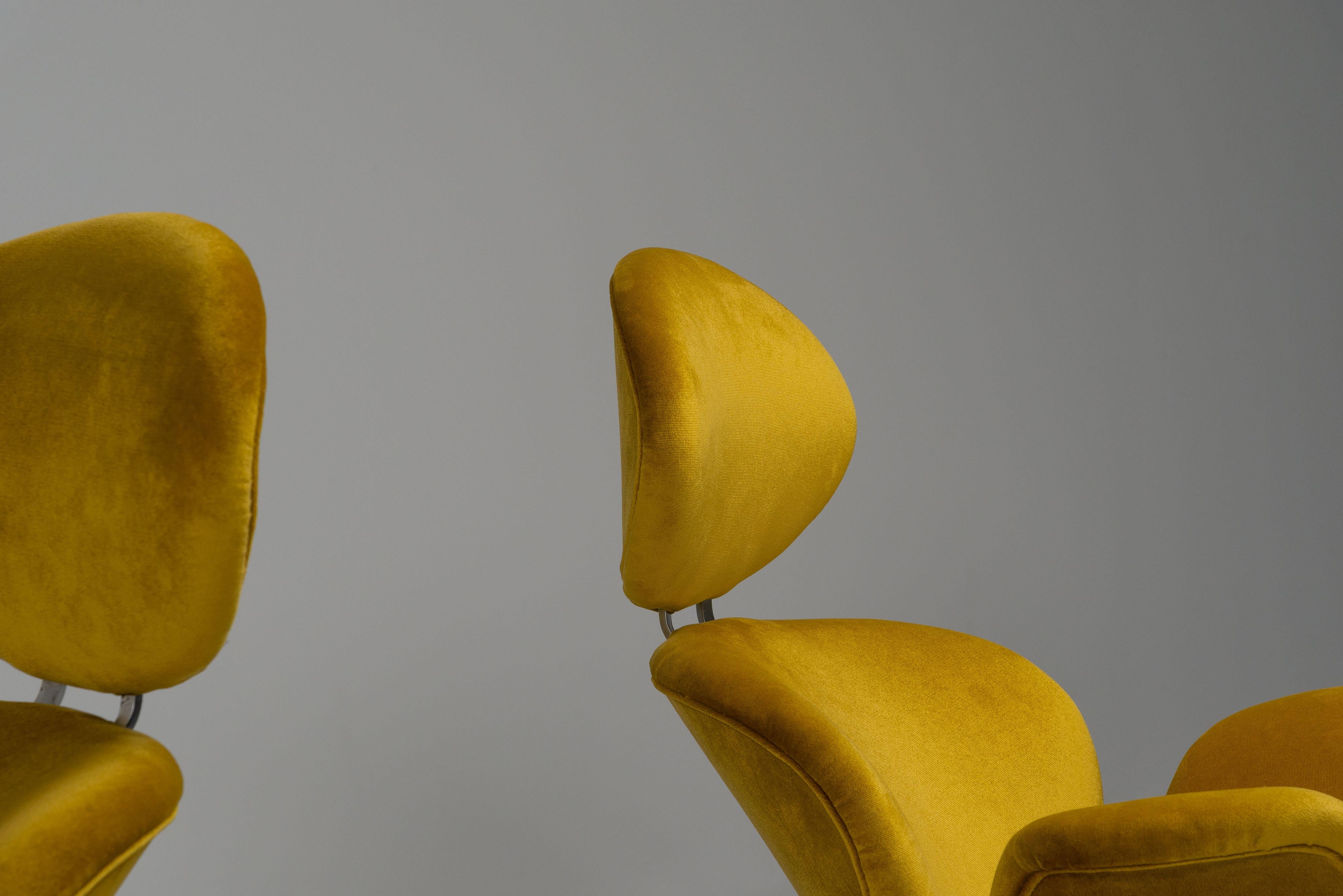 Mid-20th Century Pierre Paulin F551 Big Tulip chairs Artifort 1959 For Sale