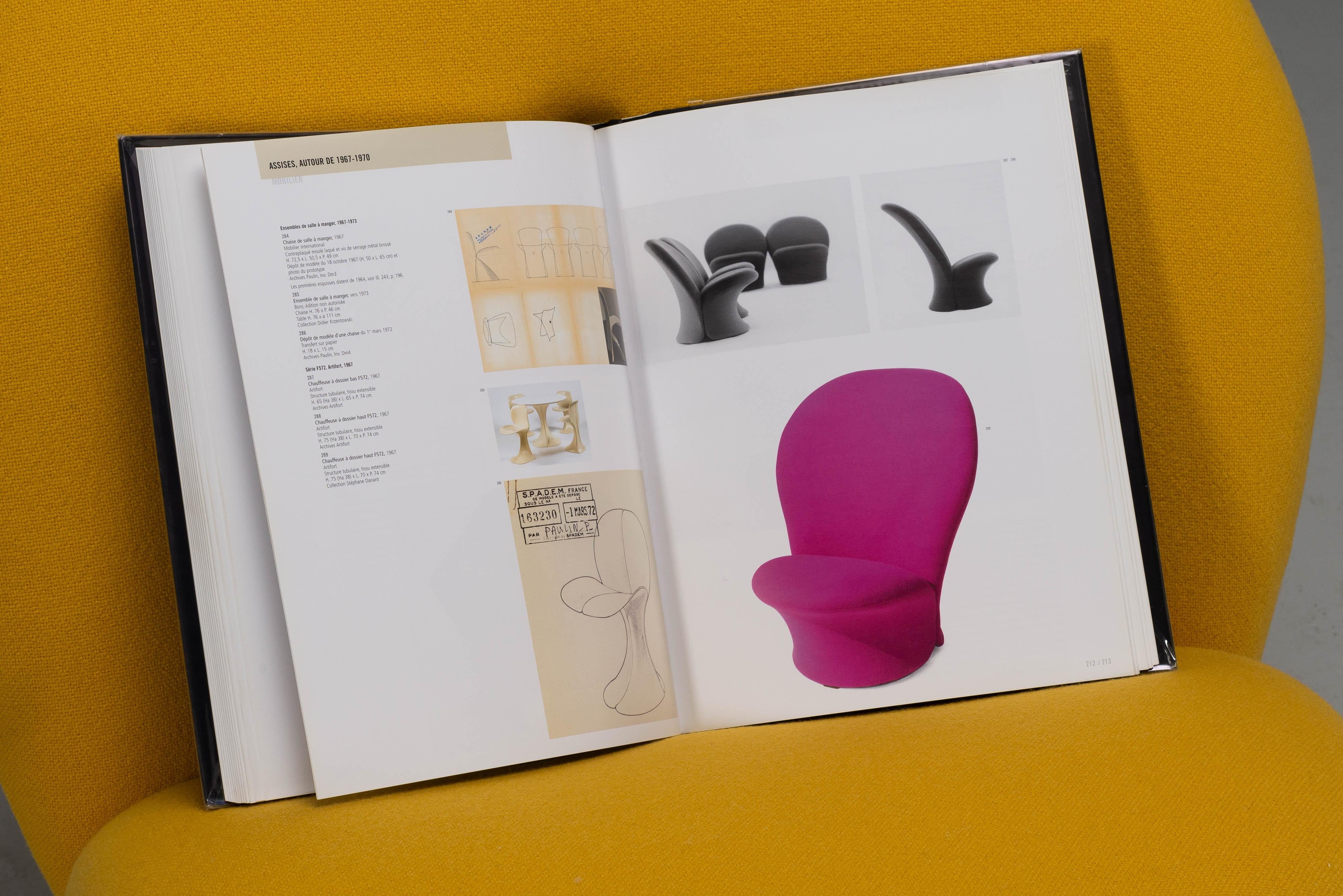 Pierre Paulin F572 lounge chair Artifort Netherlands 1967 For Sale 6