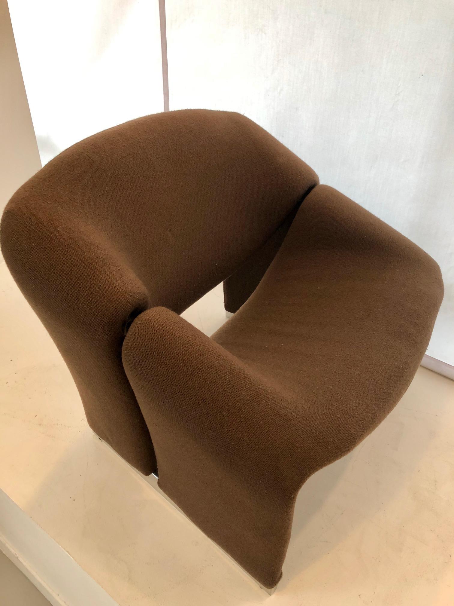 Metal Pierre Paulin F580 Lounge Chair for Artifort, 1st Edition, circa 1960