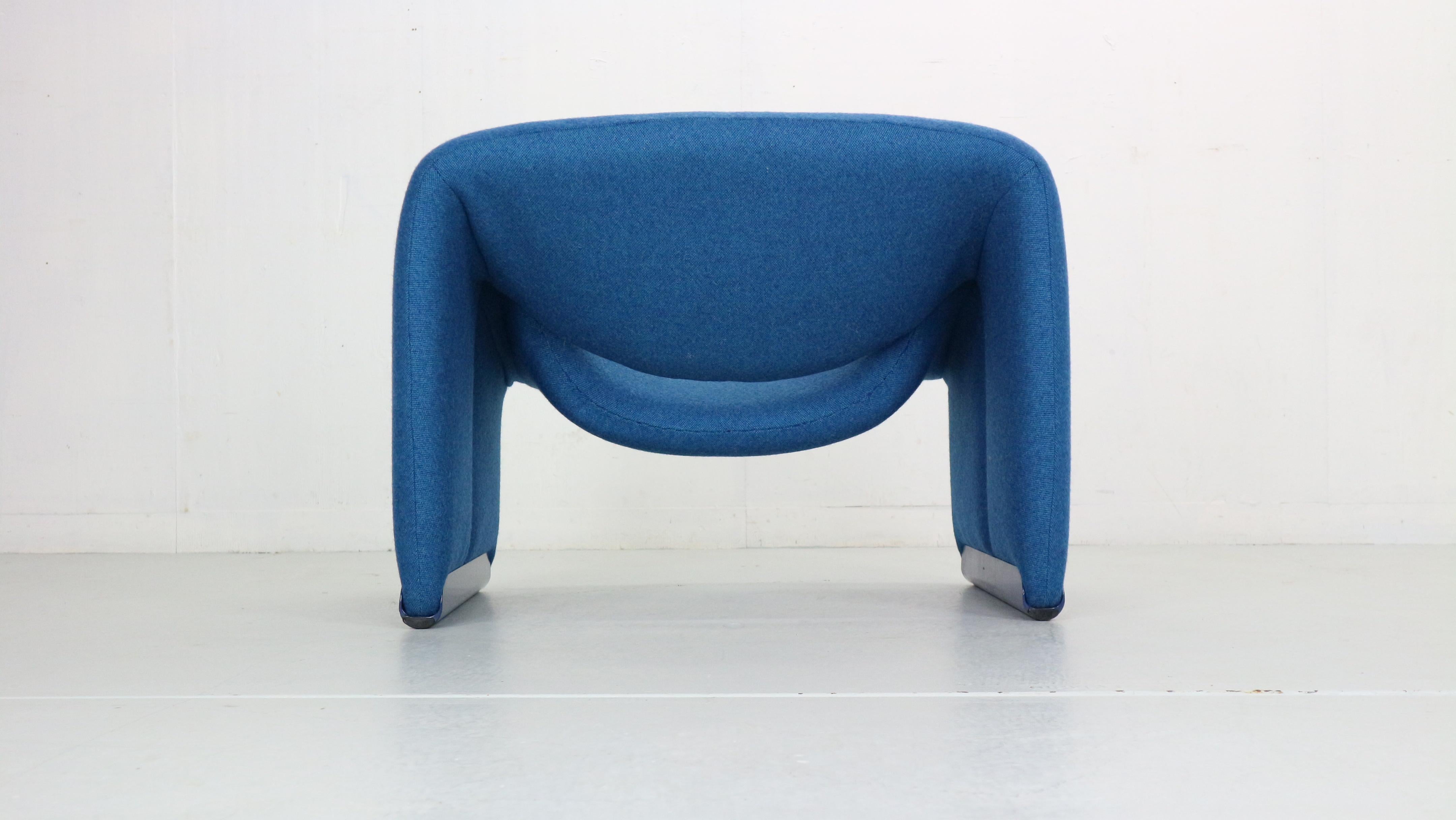 Pierre Paulin F598 Groovy Armchair for Artifort New Upholstery, 1972 Netherlands 1