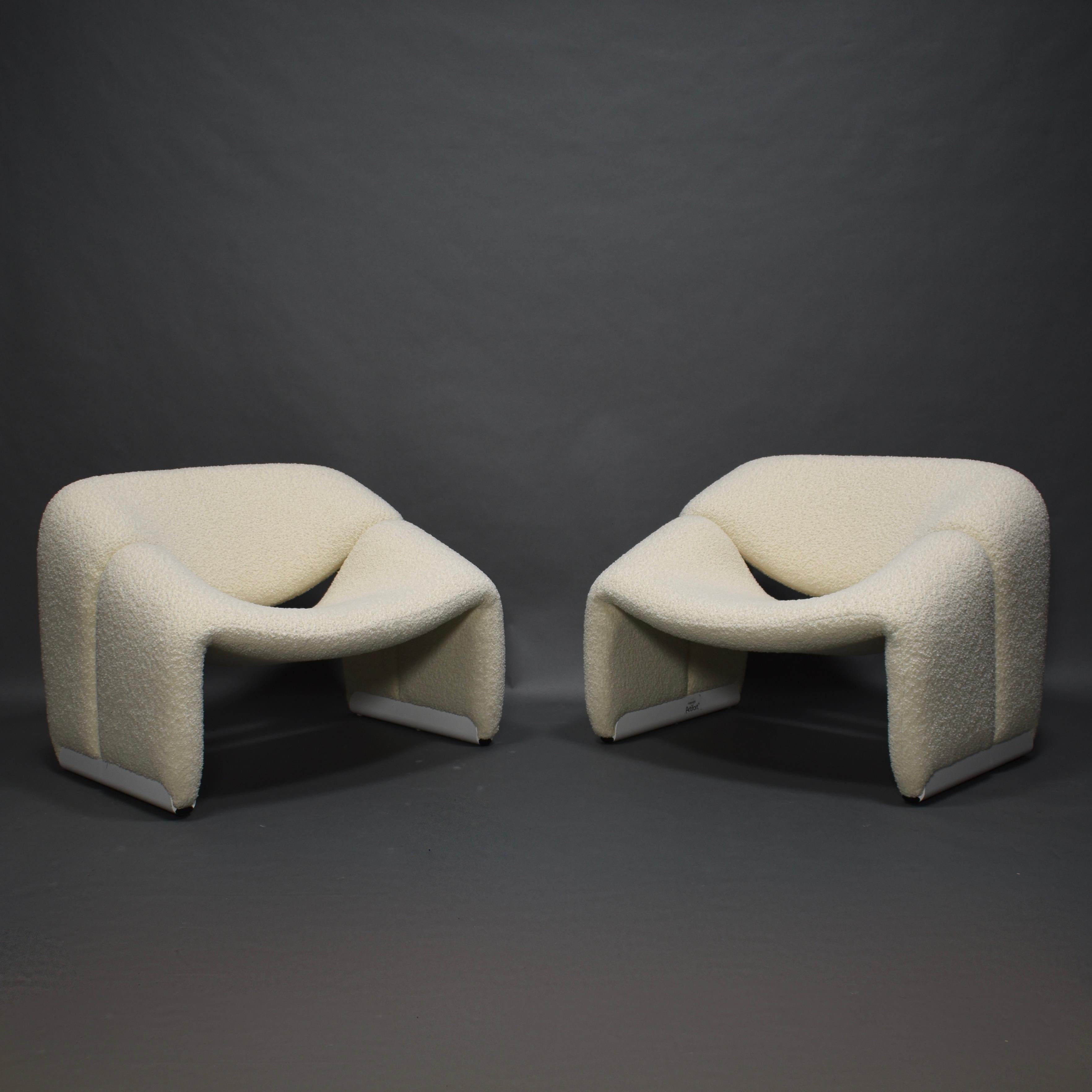 Pierre Paulin f598 Groovy Armchair for Artifort New Upholstery, Netherlands 1972 4