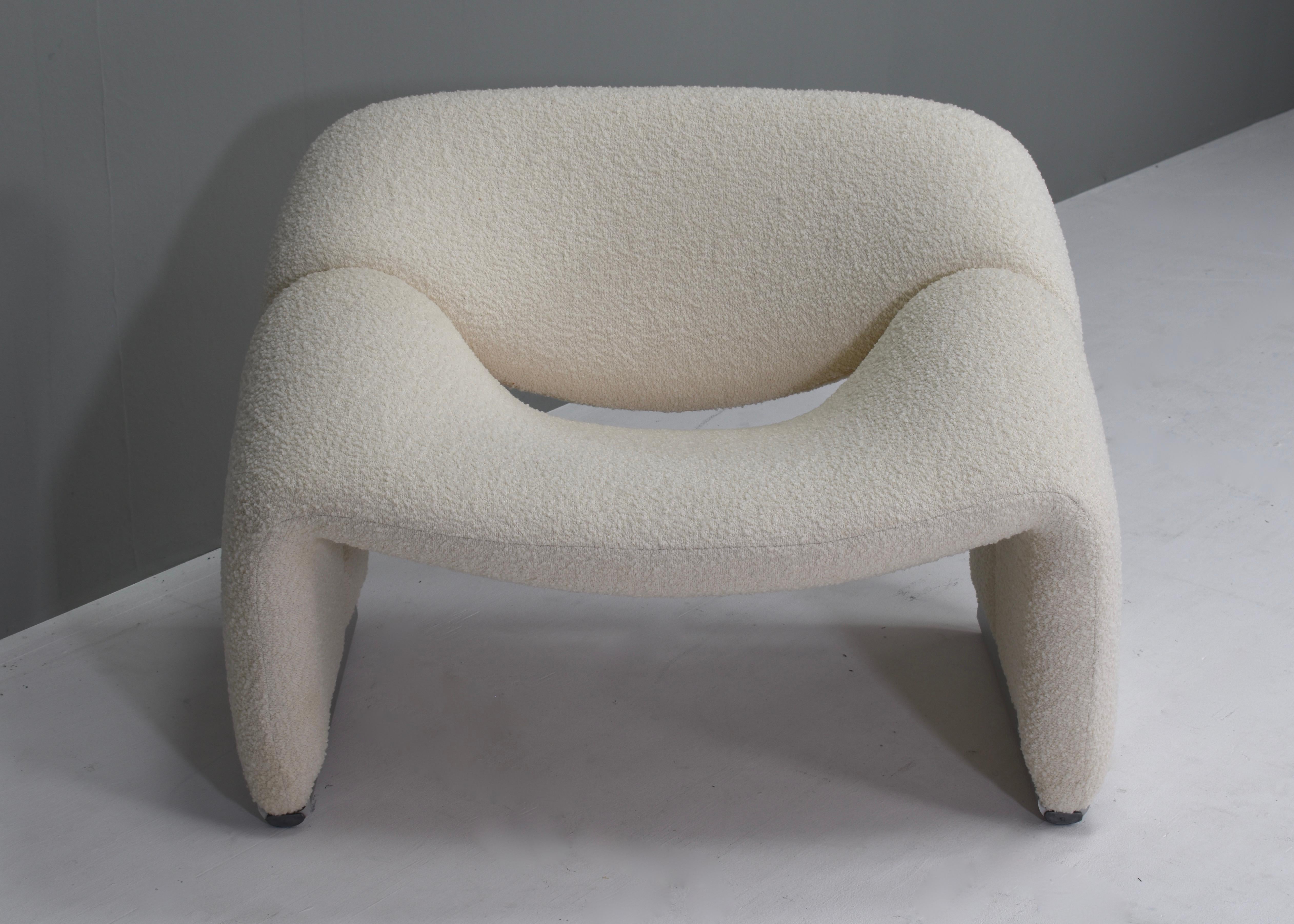 Pierre Paulin F598 Groovy Armchair for Artifort New Upholstery Netherlands, 1972 For Sale 2