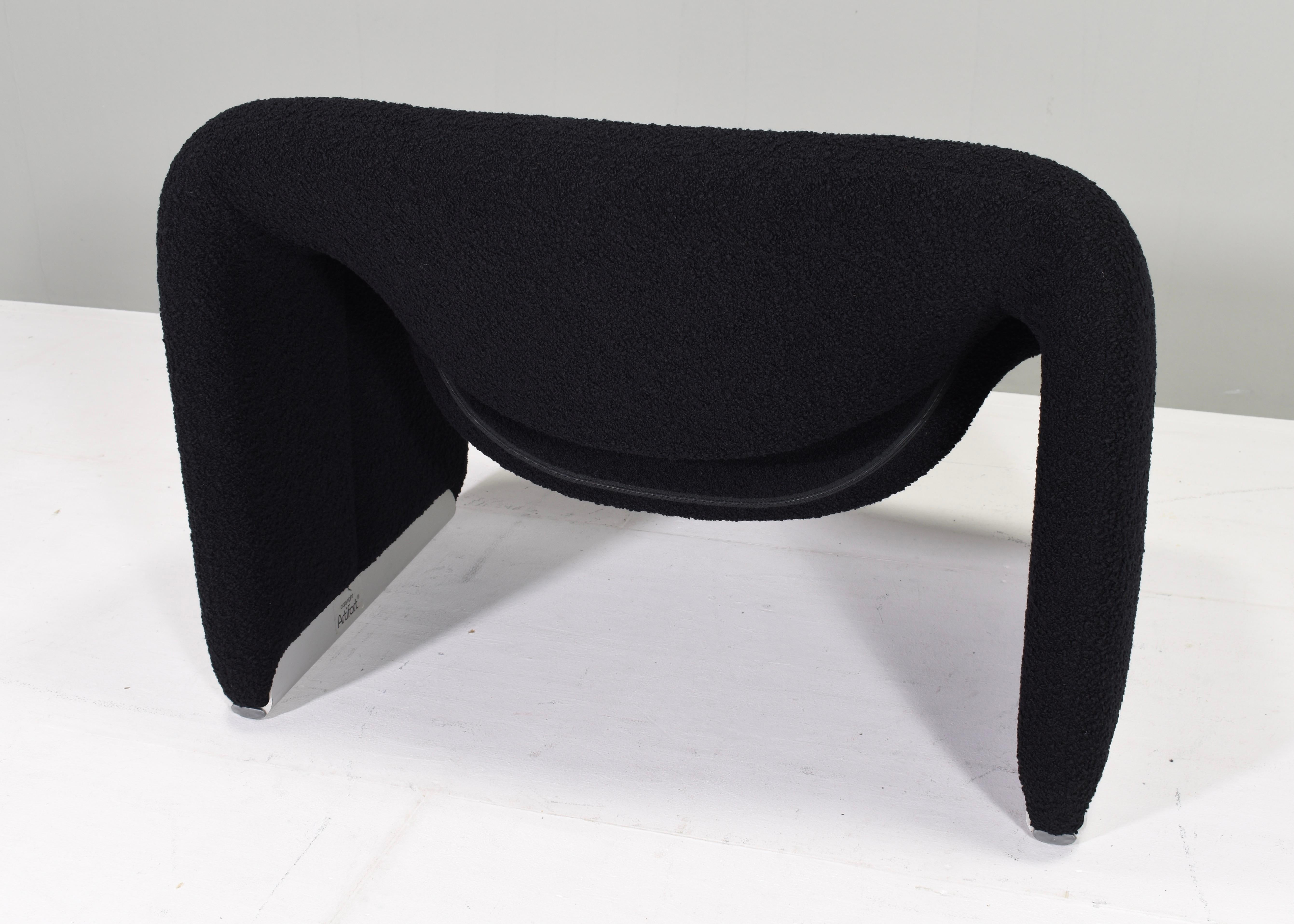Pierre Paulin F598 Groovy Armchair for Artifort New Upholstery Netherlands, 1972 5