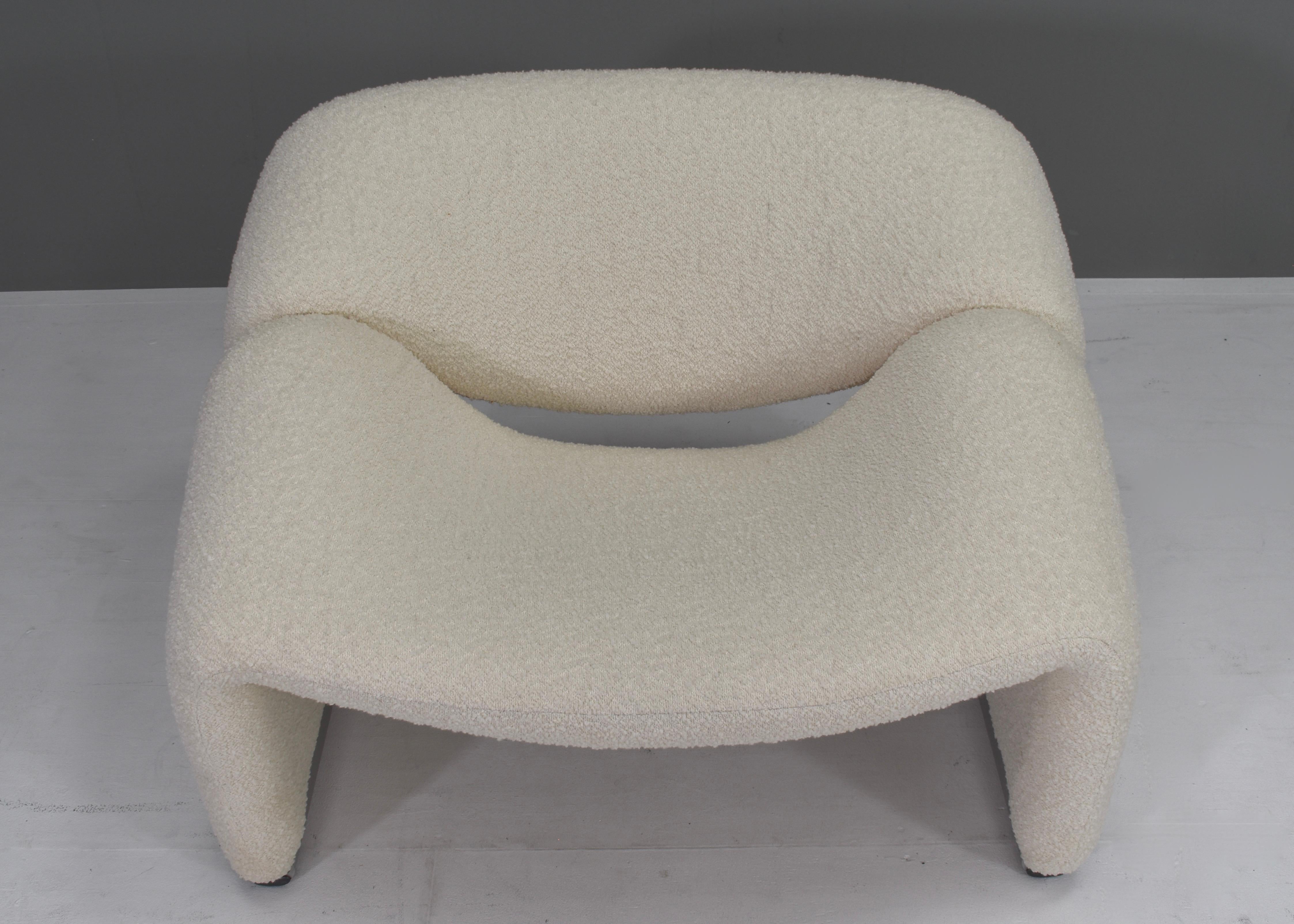 Pierre Paulin F598 Groovy Armchair for Artifort New Upholstery Netherlands, 1972 For Sale 3