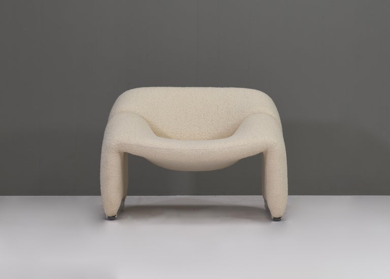 Pierre Paulin F598 Groovy Armchair for Artifort New Upholstery Netherlands, 1972 In Good Condition In Pijnacker, Zuid-Holland