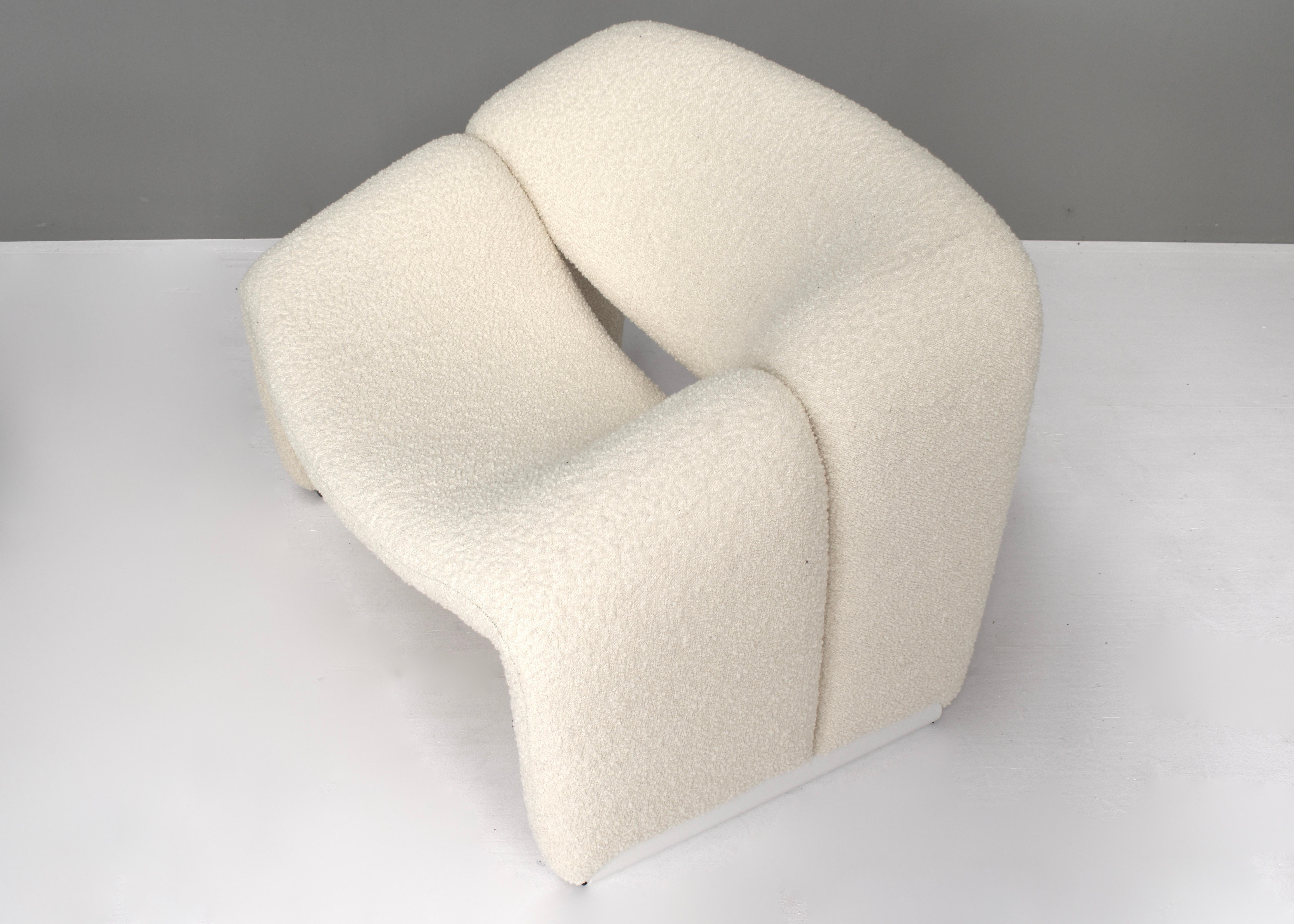 Late 20th Century Pierre Paulin f598 Groovy Armchair for Artifort New Upholstery, Netherlands 1972