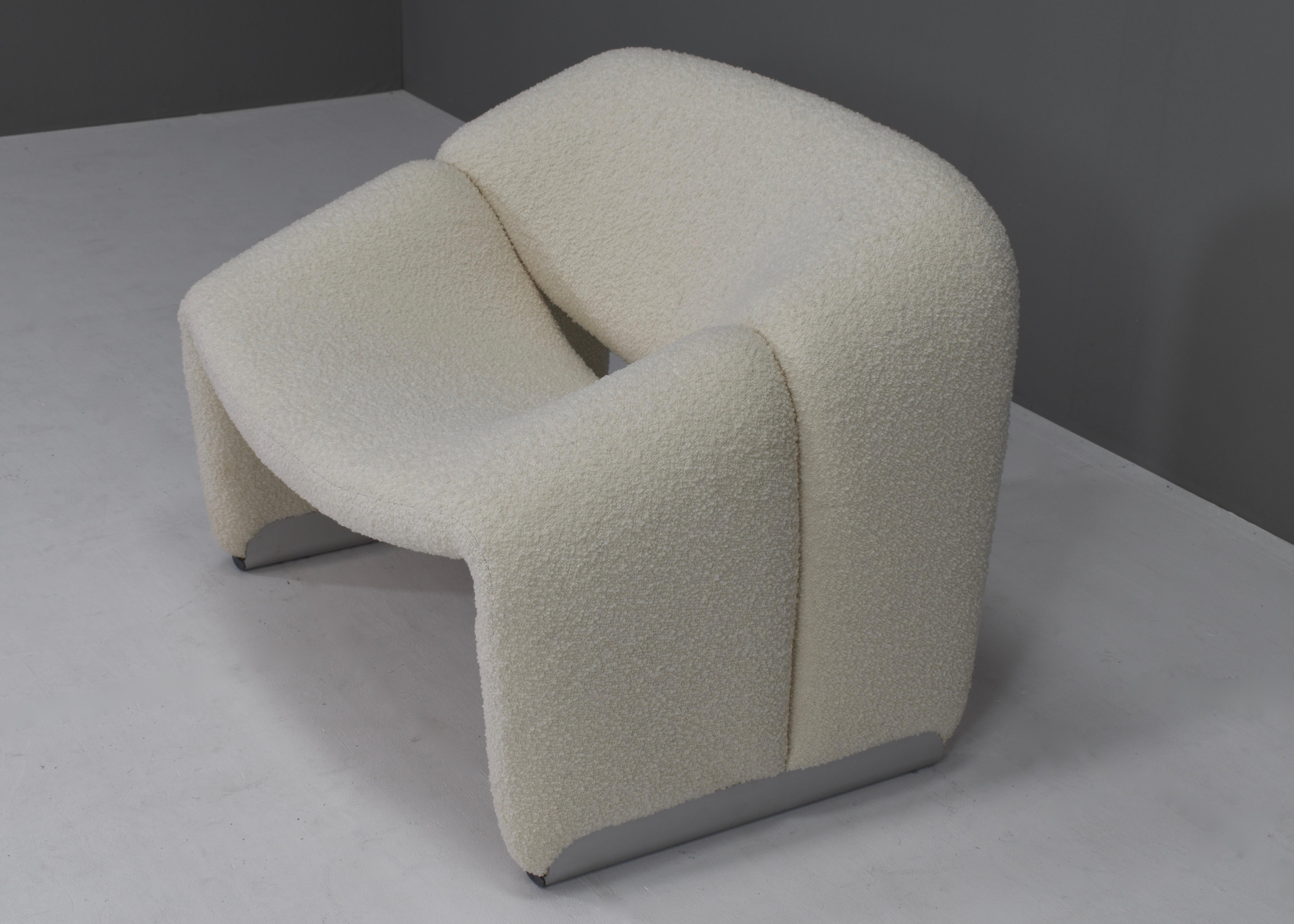 Pierre Paulin F598 Groovy Armchair for Artifort New Upholstery Netherlands, 1972 In Good Condition For Sale In Pijnacker, Zuid-Holland
