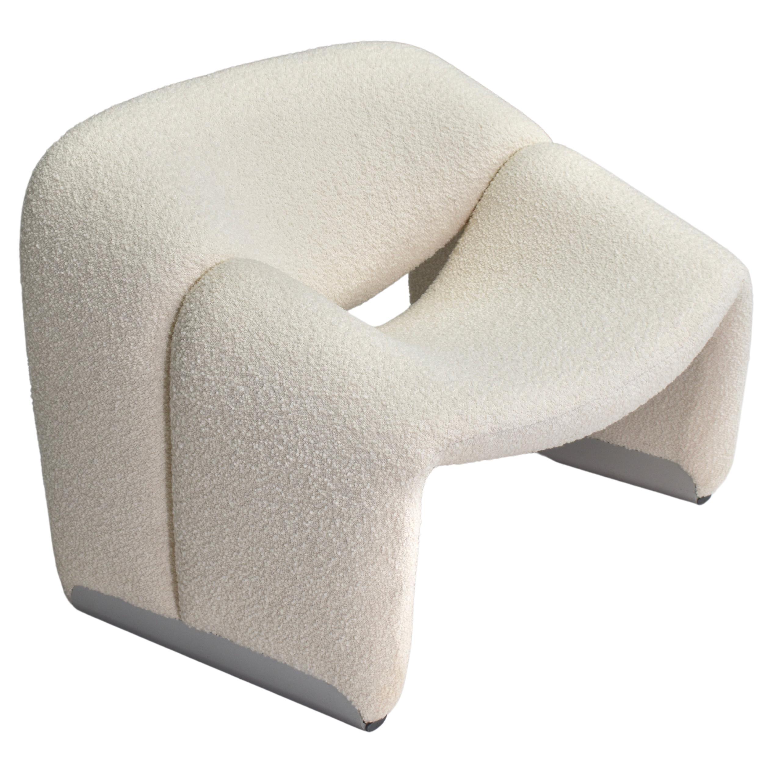 Pierre Paulin F598 Groovy Armchair for Artifort New Upholstery Netherlands, 1972 For Sale