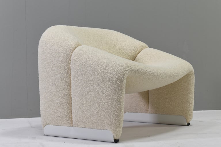 Dutch Pierre Paulin F598 Groovy Chair for Artifort New Upholstery, Netherlands, 1972 For Sale