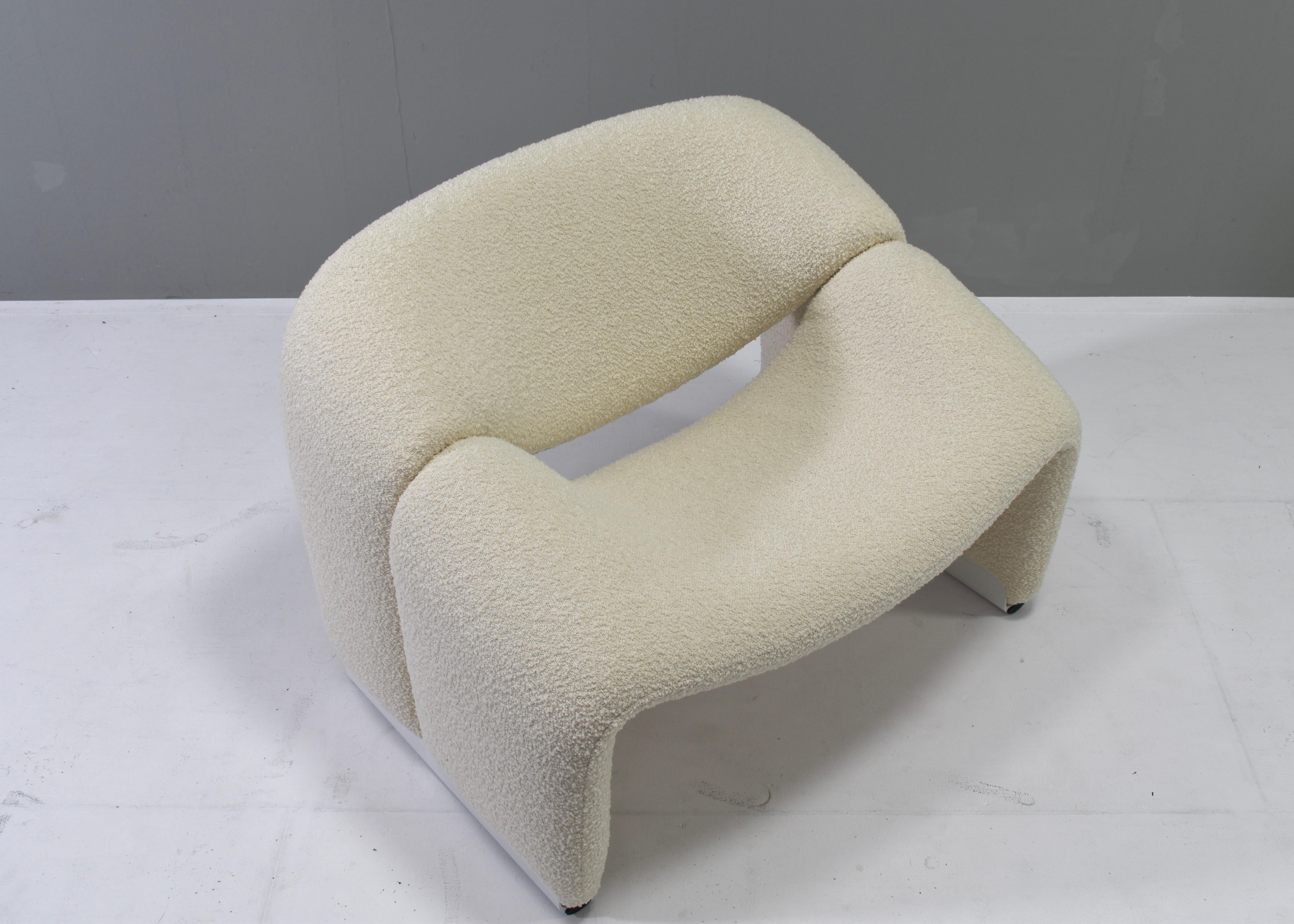 Pierre Paulin F598 Groovy-Stuhl für Artifort, neu gepolstert, Niederlande, 1972 im Zustand „Hervorragend“ in Pijnacker, Zuid-Holland