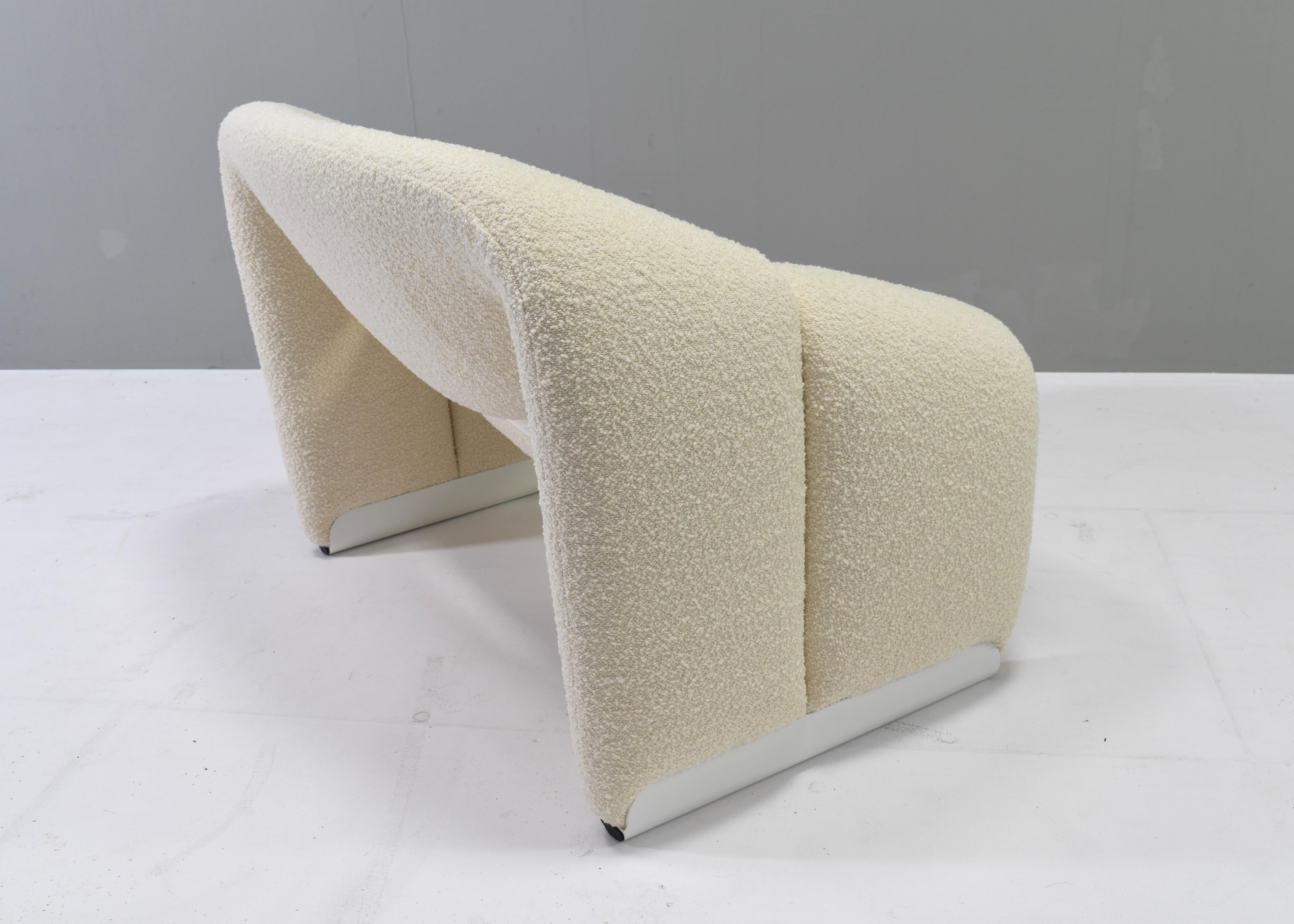 Chaise Groovy de Pierre Paulin F598 pour Artifort, nouveau tissu d'ameublement, Pays-Bas, 1972 1