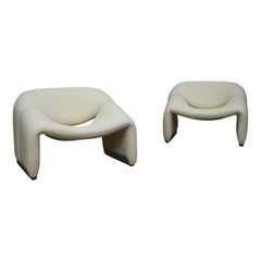 Pierre Paulin F598 Groovy Lounge Chair for Artifort, Netherlands, 1972
