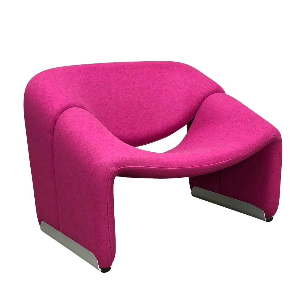 ‘Groovy’ F598 lounge chair by Pierre Paulin for Artifort, Netherlands, 1972.

In good condition: recently reupholstered by the previous owners in a Fuchsia colored felt wool fabric and has since then not been used much.

Designer: Pierre