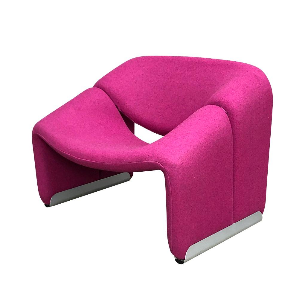 Mid-Century Modern Pierre Paulin F598 Groovy Lounge Chair for Artifort, Netherlands, 1972