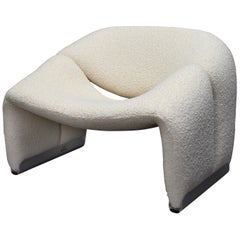 Pierre Paulin F598 Groovy Lounge Chair pour Artifort:: Pays-Bas:: 1972