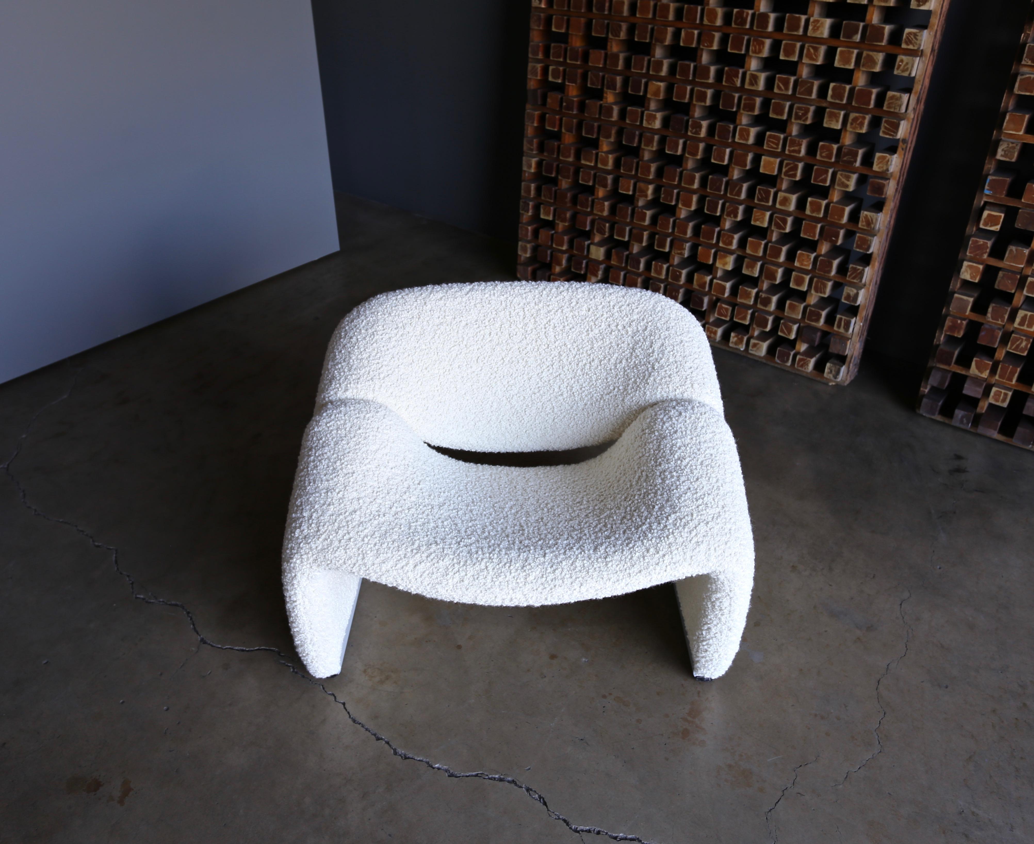 Pierre Paulin F598 Groovy Lounge Chairs for Artifort, circa 1972 5