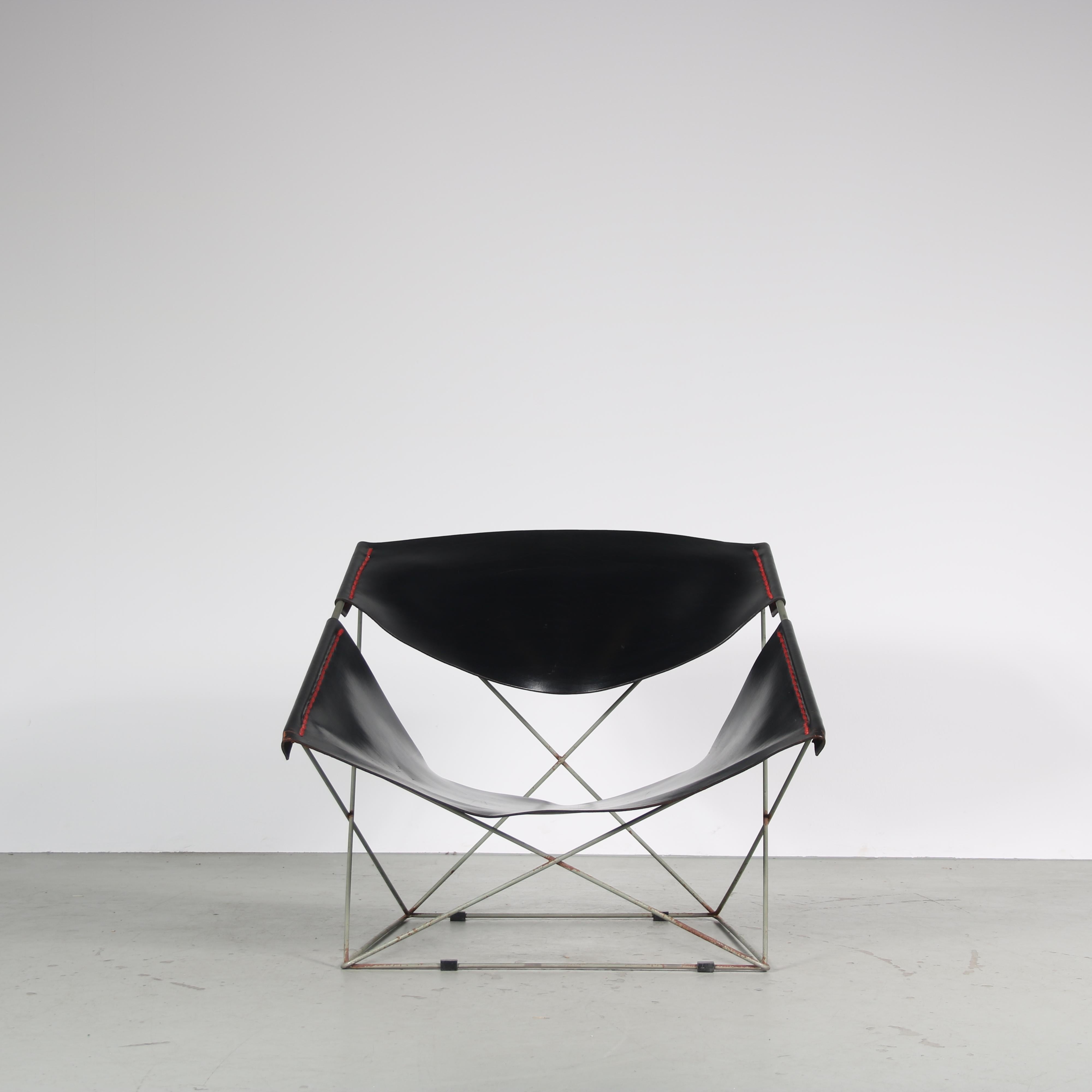 Mid-20th Century Pierre Paulin F675 “Butterfly” Chair by Artifort, Netherlands 1960 For Sale