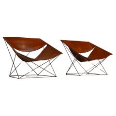 Used Pierre Paulin F675 Butterfly chairs Artifort Netherlands 1963