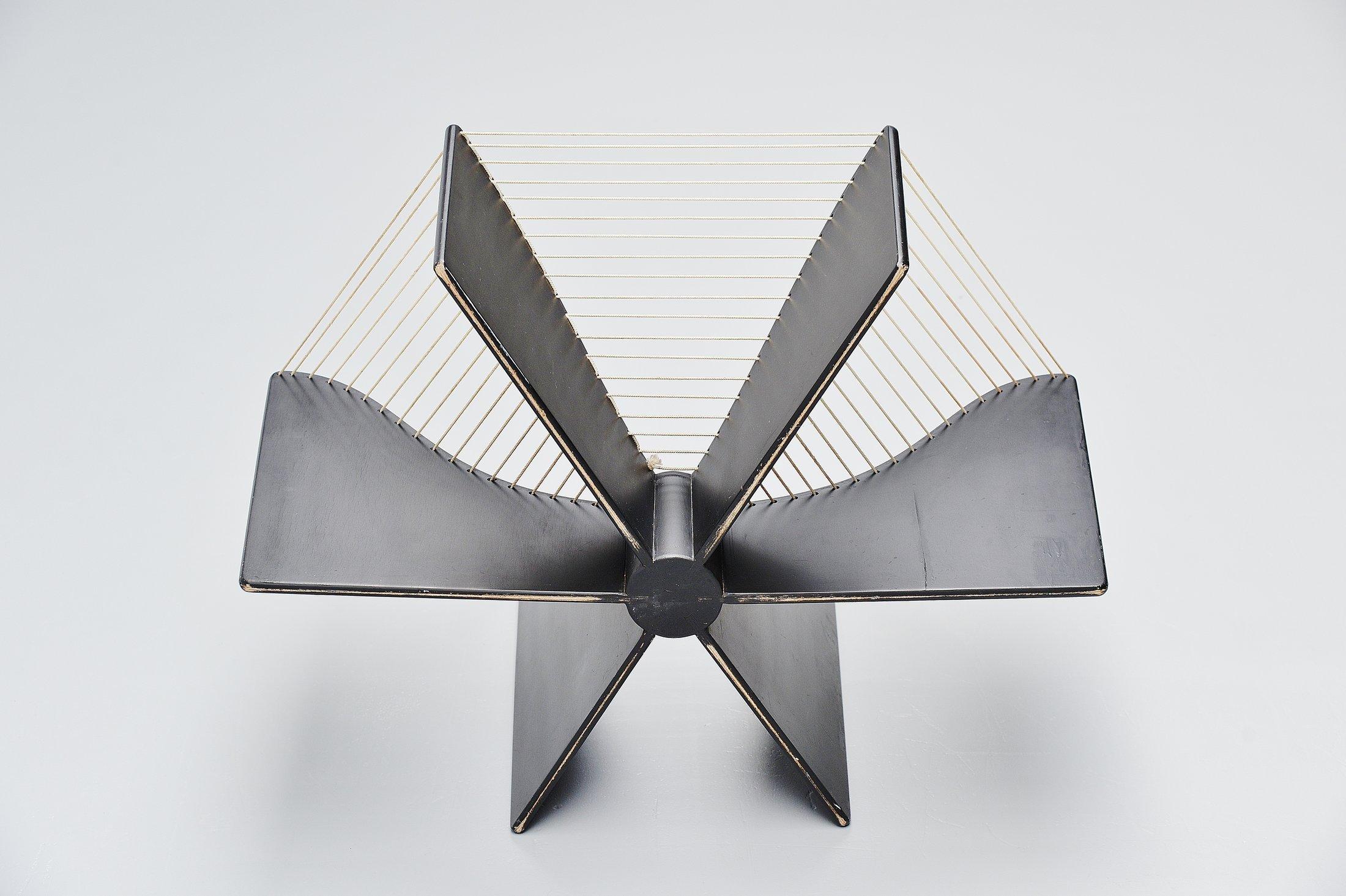 Leather Pierre Paulin F678 Spider Lounge Chair Artifort, 1965