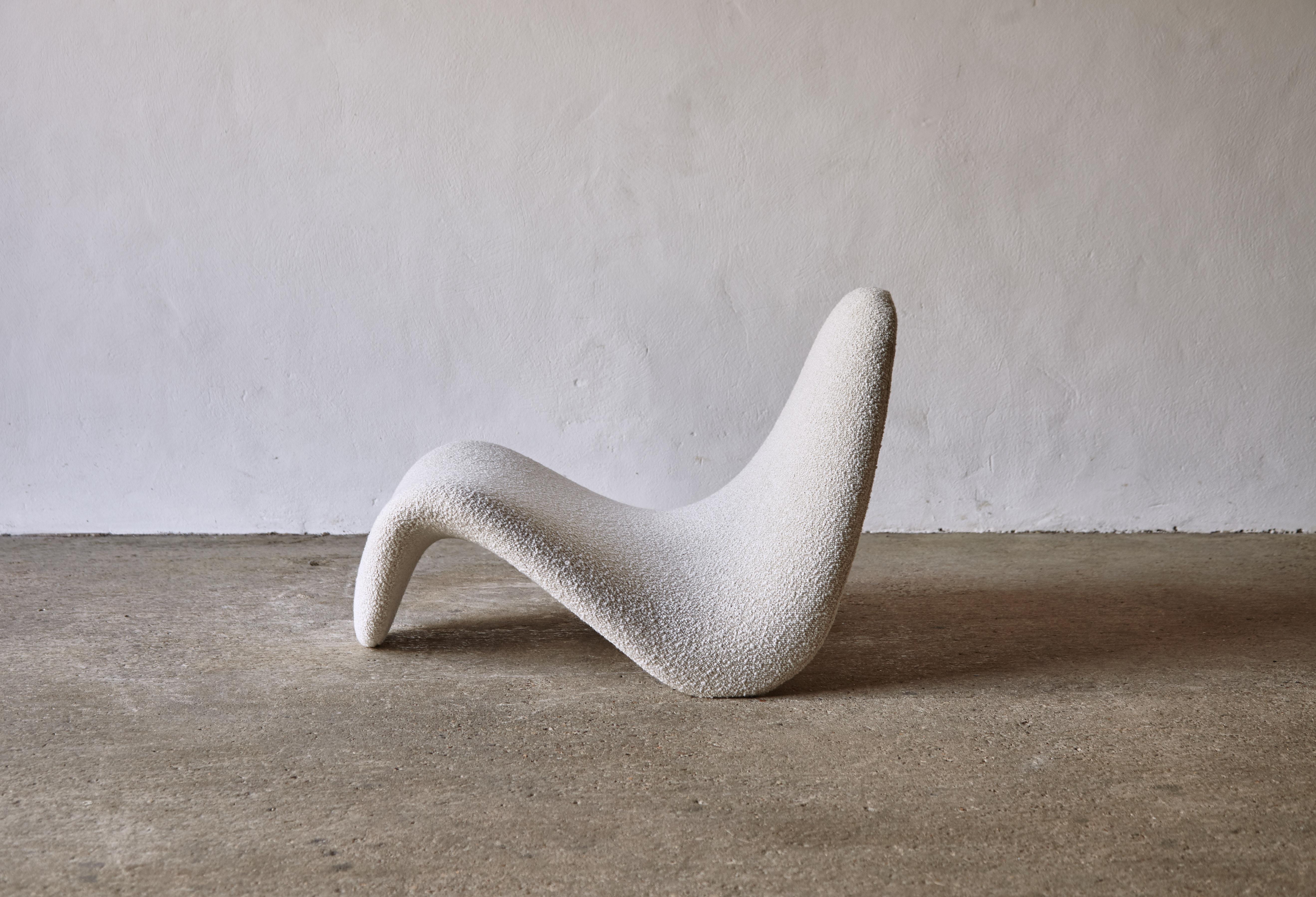 Fabric Pierre Paulin First Edition Tongue Chair, 1960s