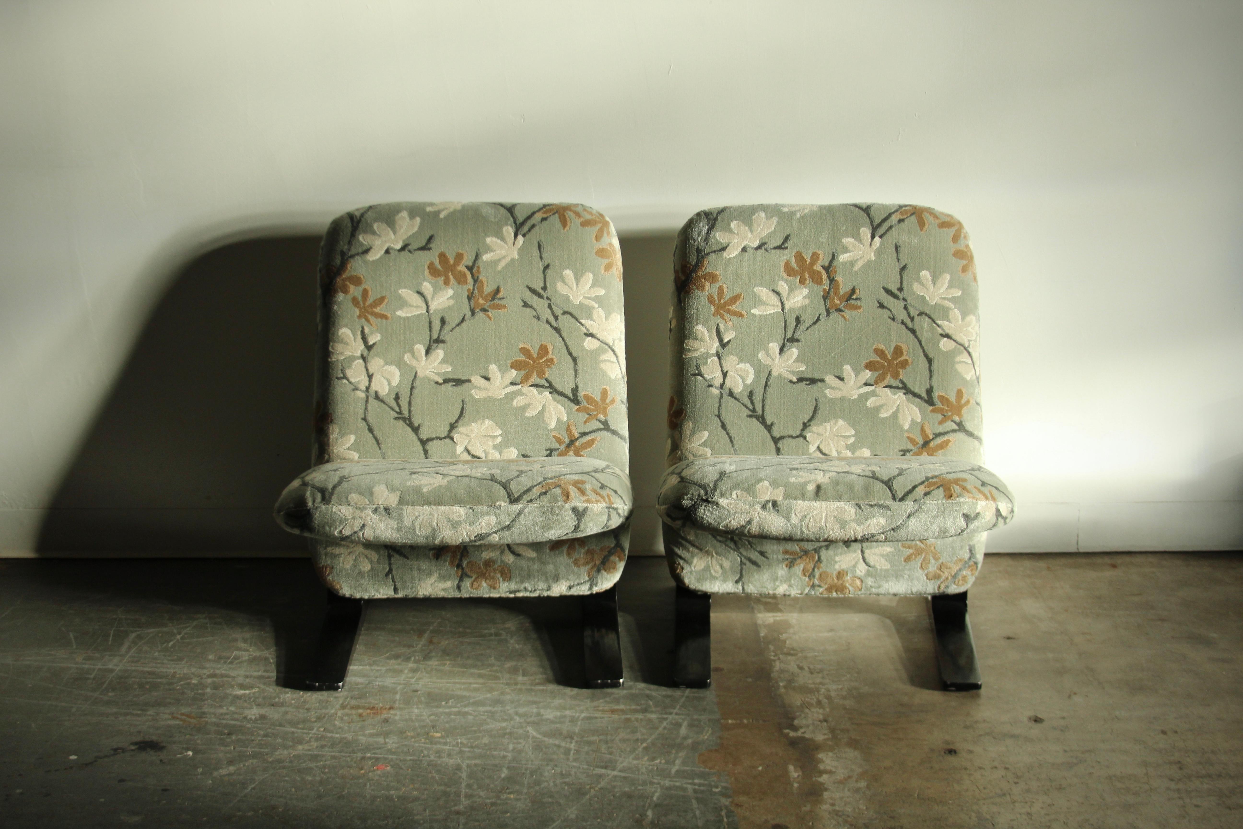Pierre Paulin Floral Velvet 