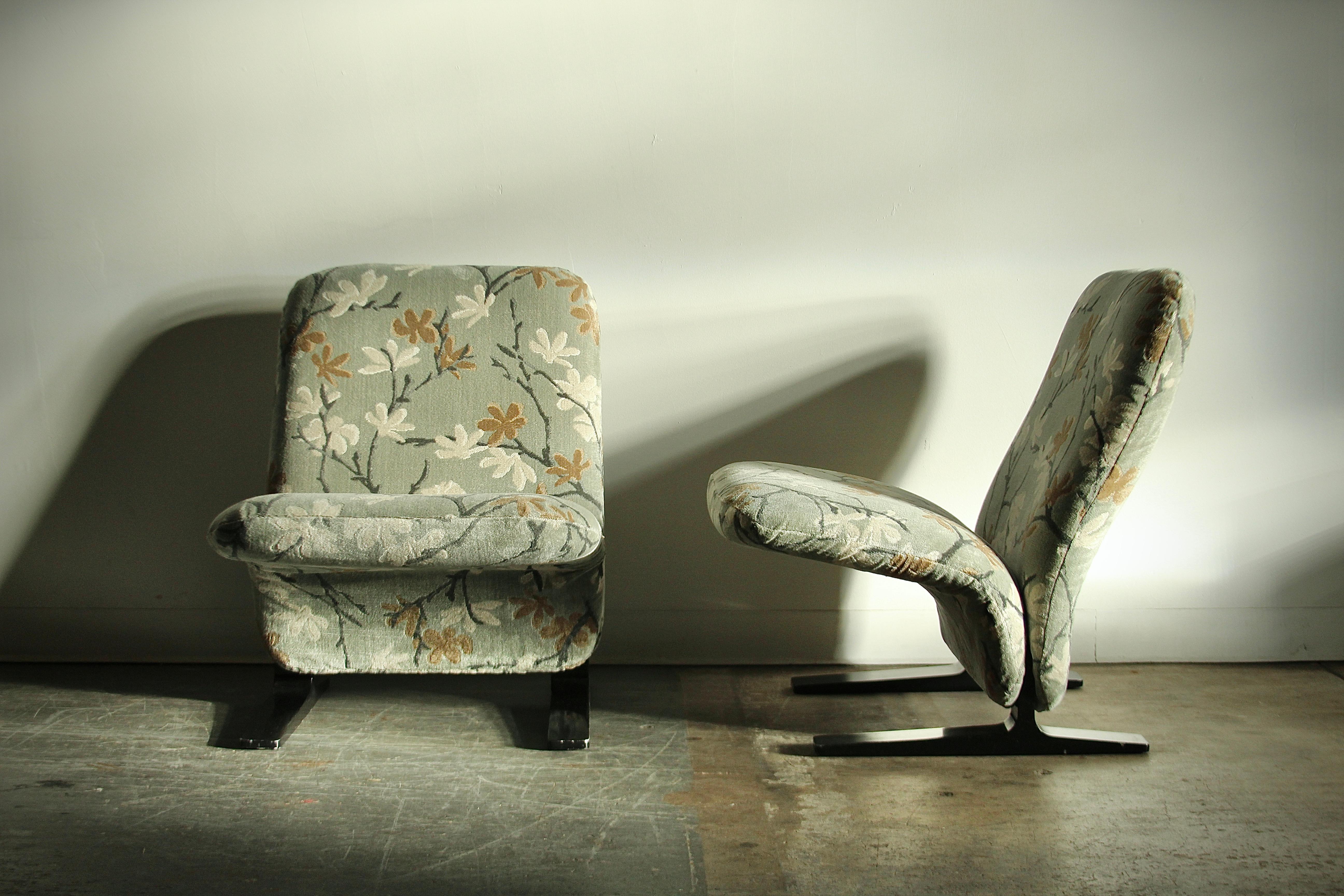 Pierre Paulin Floral Velvet 
