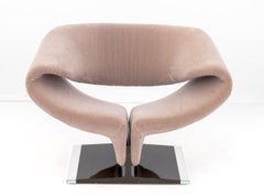 Pierre Paulin for Artifort Beige Ribbon Chair