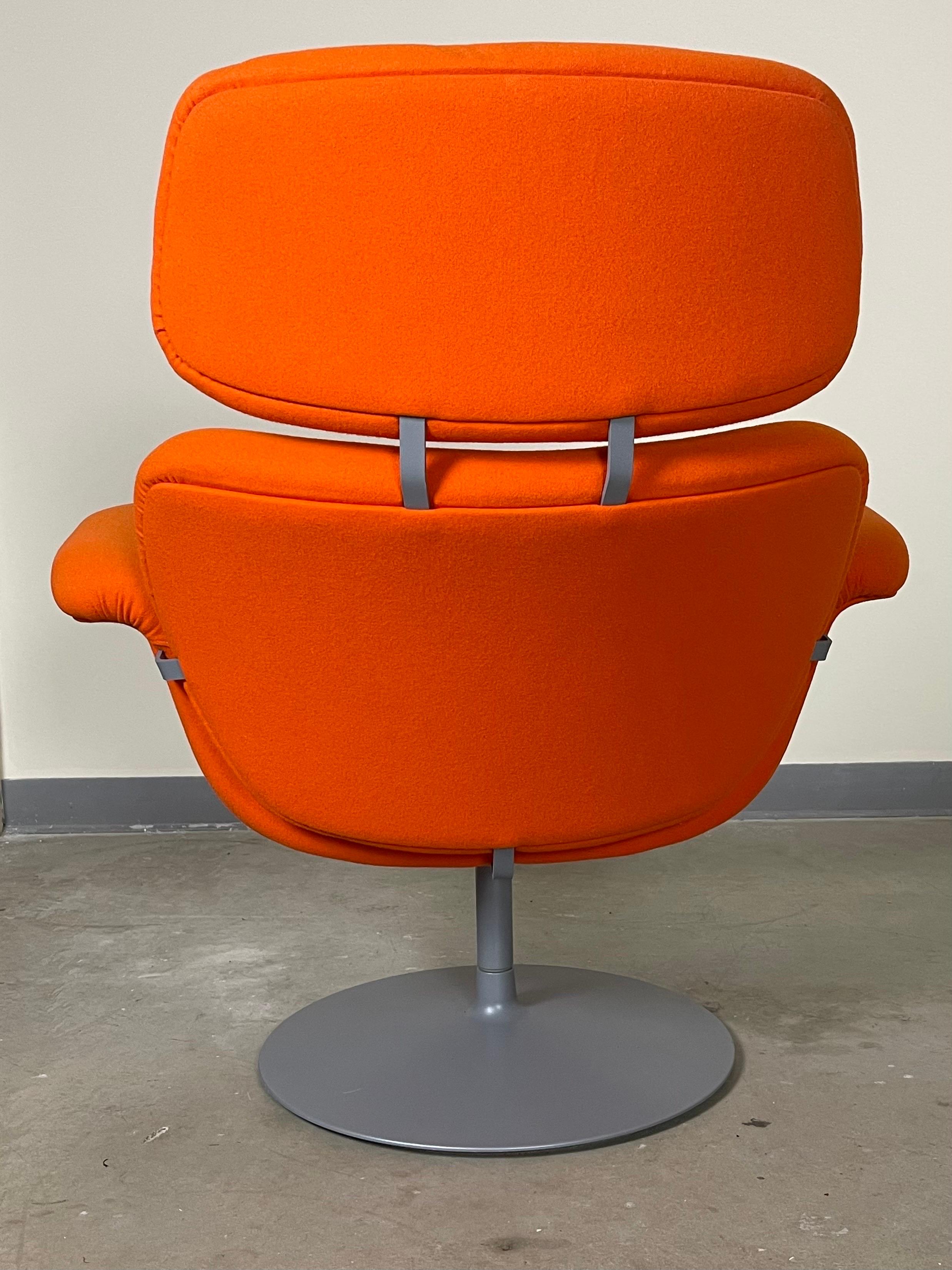 Mid-Century Modern Pierre Paulin for Artifort “Big Tulip” Chair in Wool