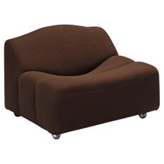 Pierre Paulin for Artifort Lounge Chair 'ABCD' in Brown Upholstery