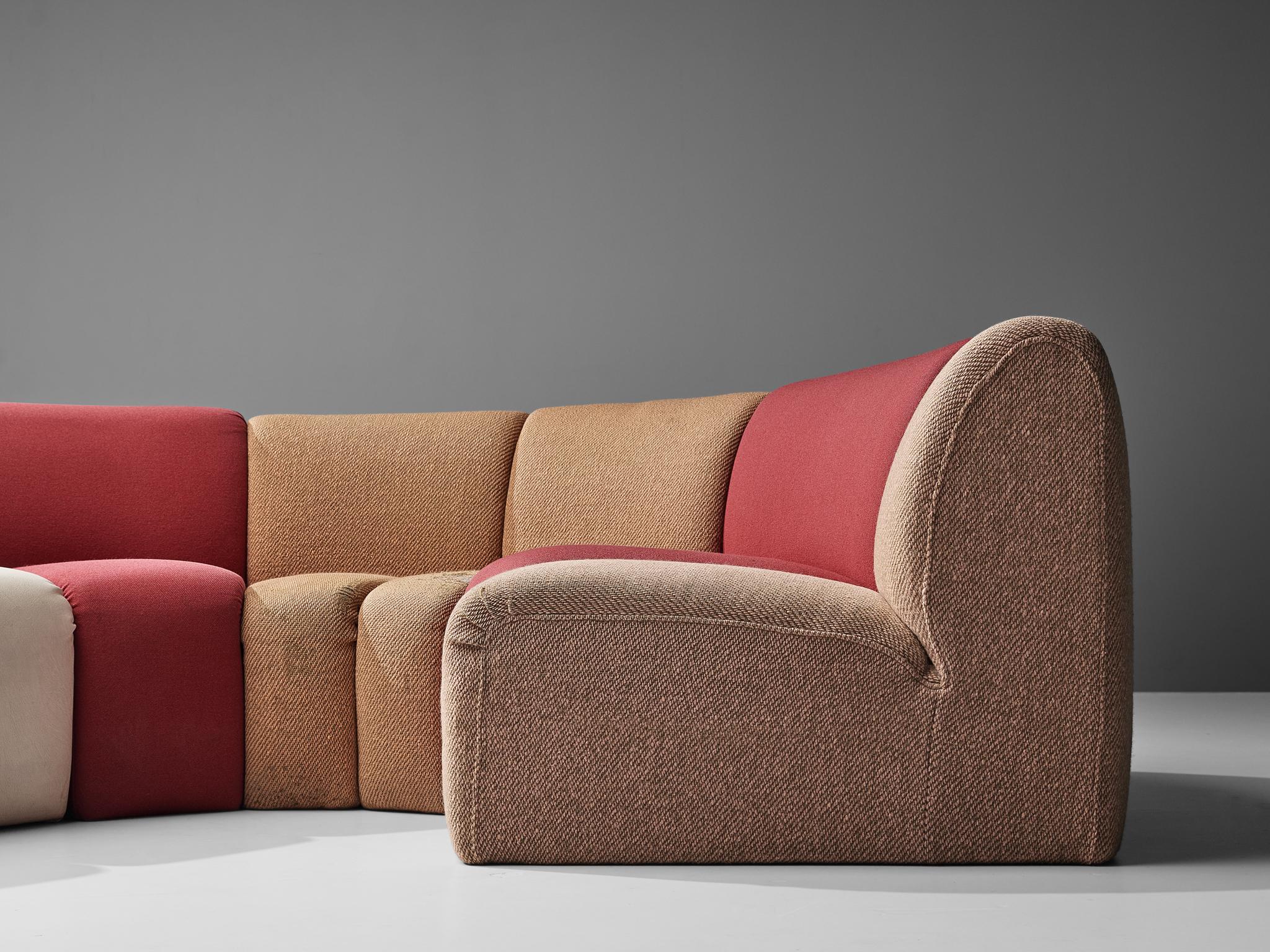 Pierre Paulin for Artifort 'Mississippi' Sectional Sofa with 16 Elements 1