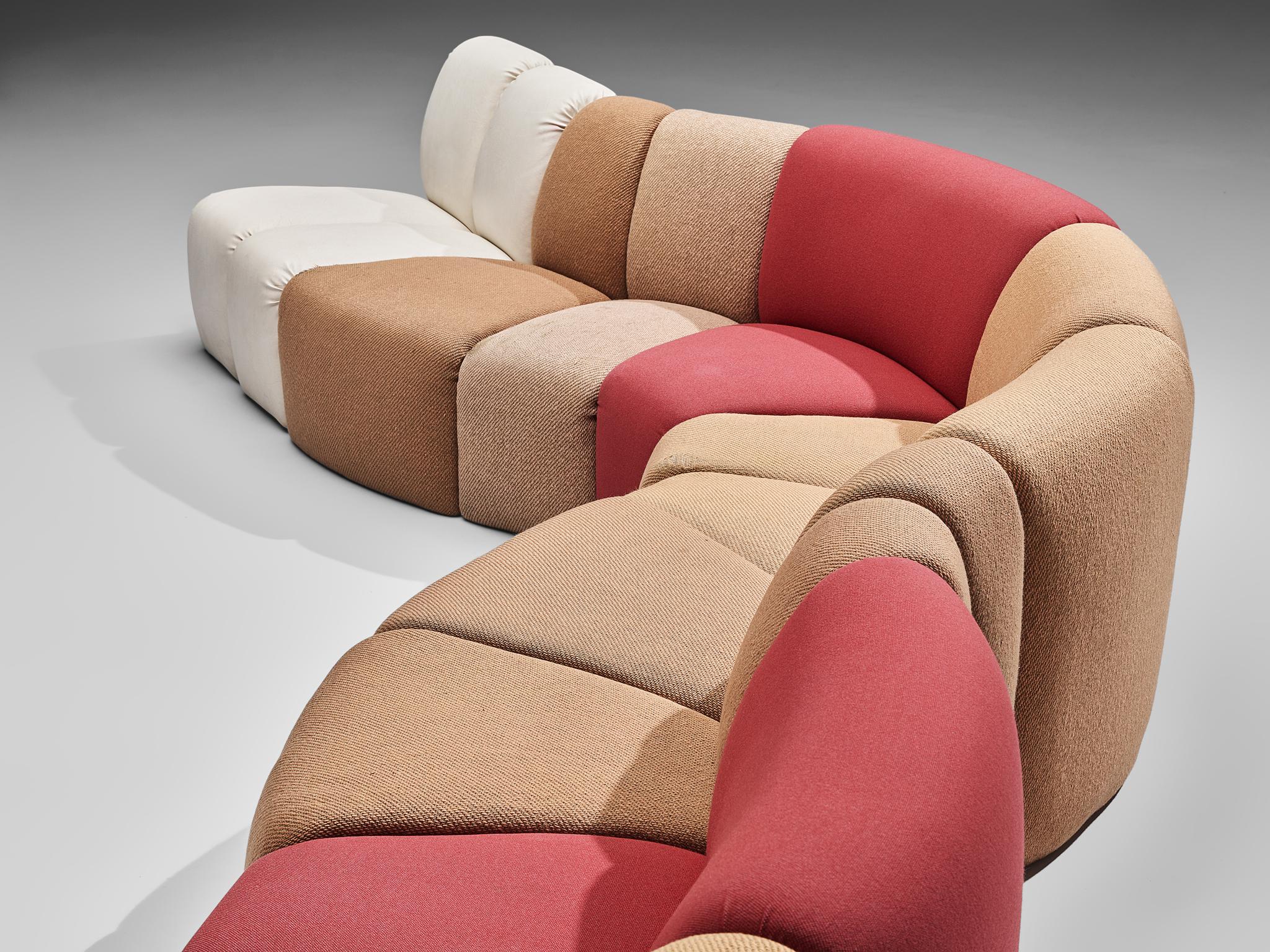 Pierre Paulin für Artifort ''Mississippi'' Modulsofas mit 16 Elementen 6