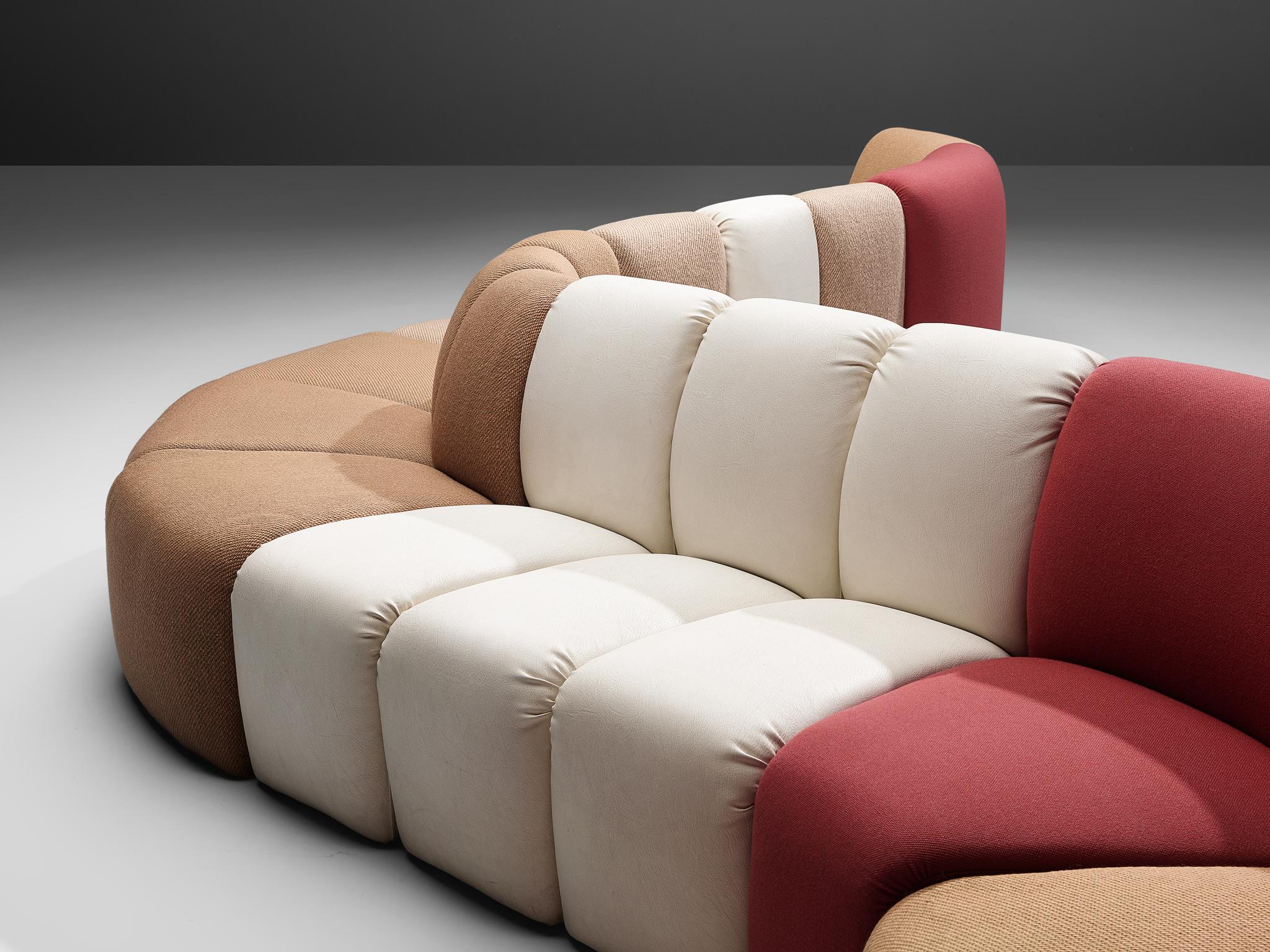 Pierre Paulin for Artifort 'Mississippi' Sectional Sofa with 16 Elements 4