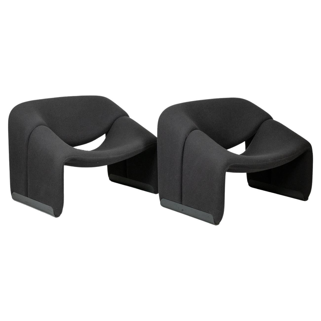 Pierre Paulin for Artifort. Pair of “Groovy” armchairs. 1970s-80s For Sale