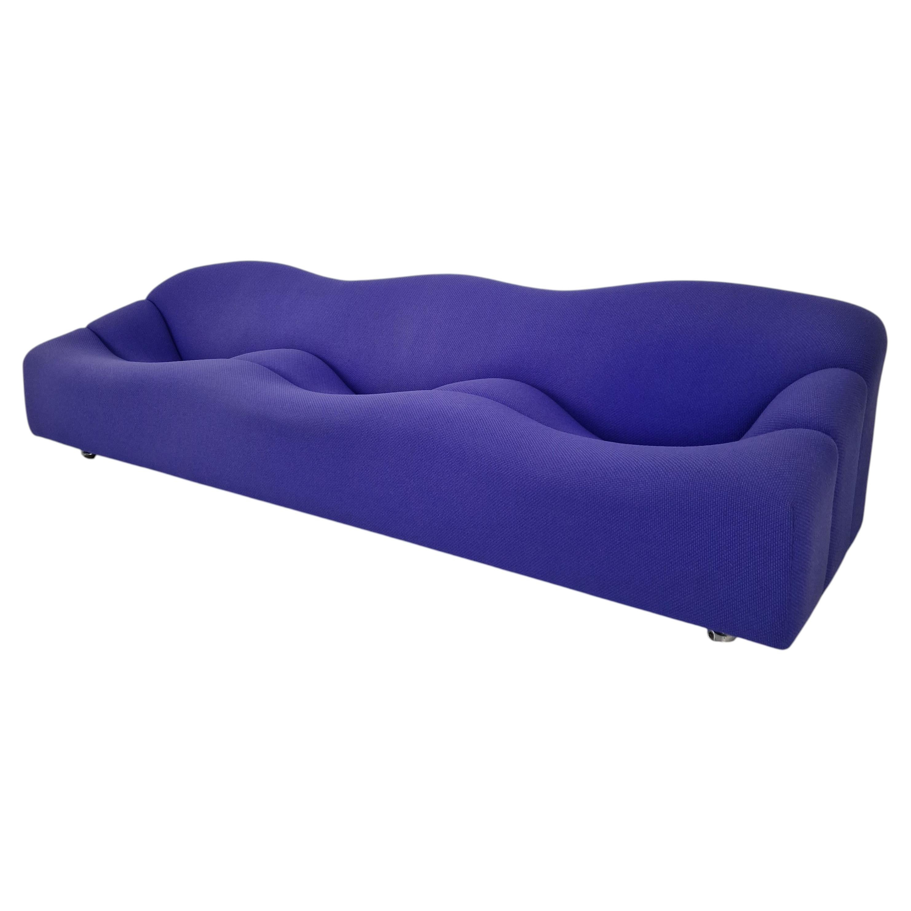 Pierre Paulin for Artifort Rare First Edition ABCD Three-Seat Sofa, 1968
