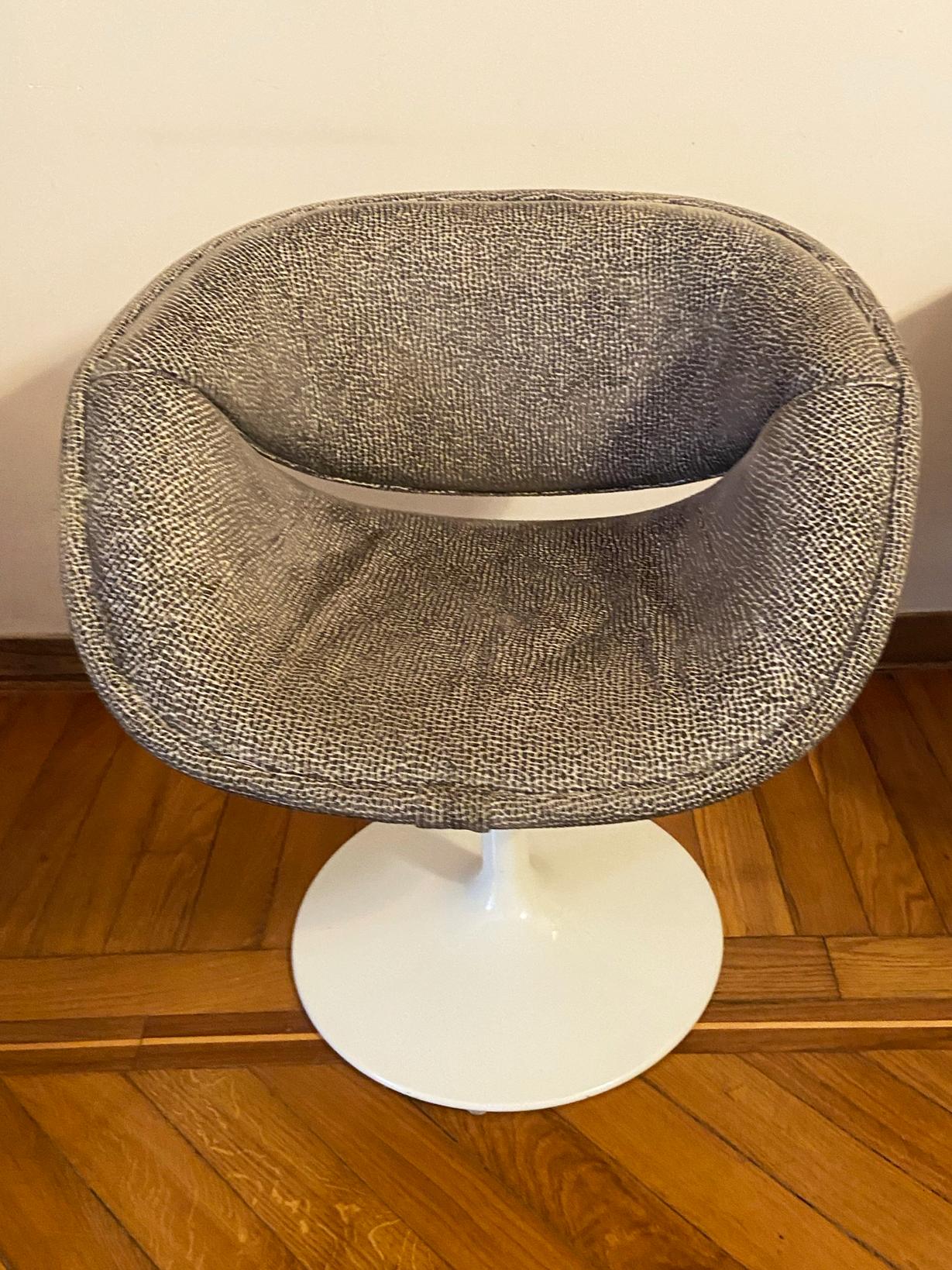 Pierre Paulin for Artifort Set of Six Swivel Chairs Mod.8762, Italy, 1965 In Good Condition In Naples, IT