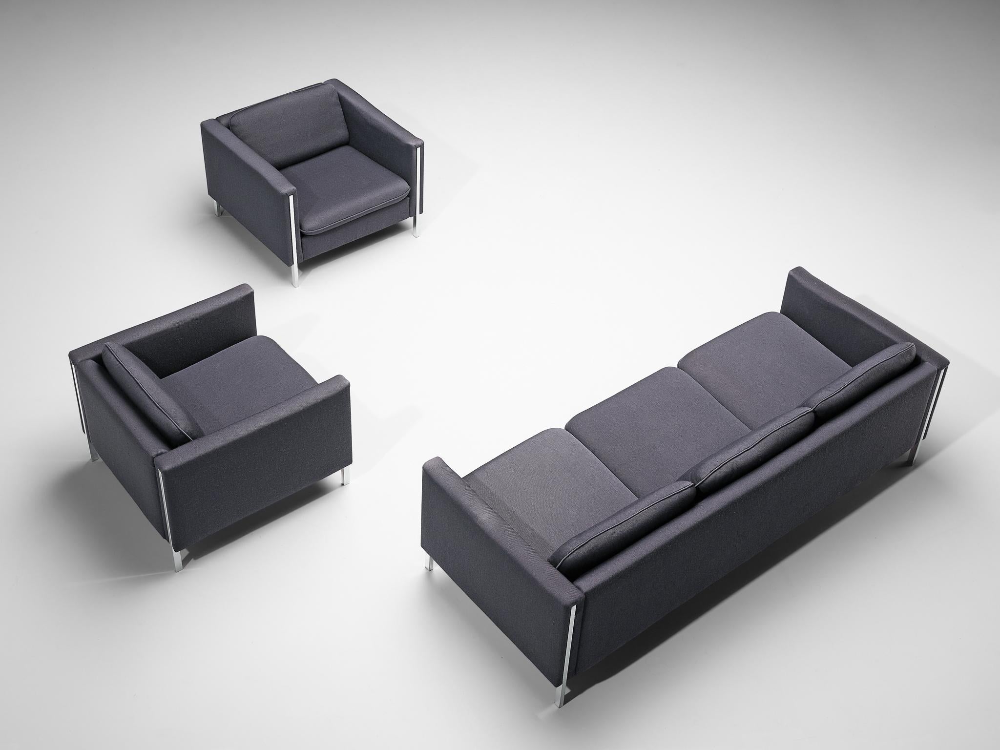 Pierre Paulin für Artifort Sofa mit blauer Polsterung im Angebot 3